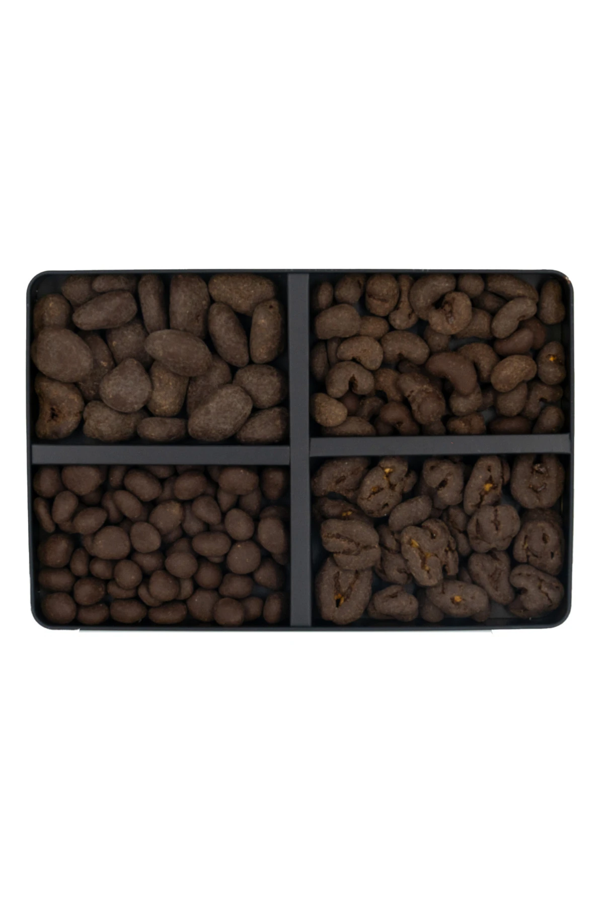 Şeker İlavesiz, Glütensiz, Vegan Mix Kurumsal Çikolata - Büyük Metal Kutu, 400 gr (12 Adet)