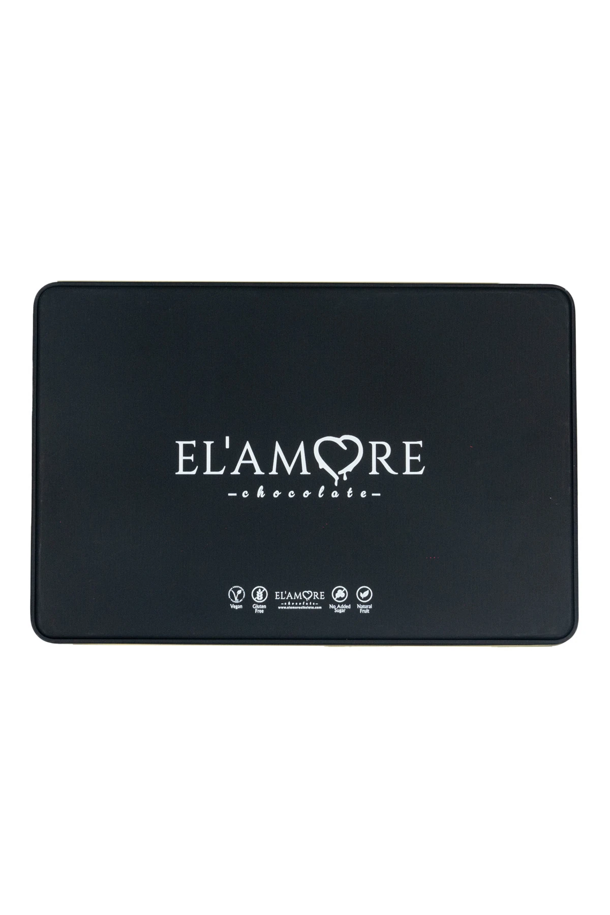 Şeker İlavesiz, Glütensiz, Vegan Mix Kurumsal Çikolata - Büyük Metal Kutu, 400 gr (12 Adet)