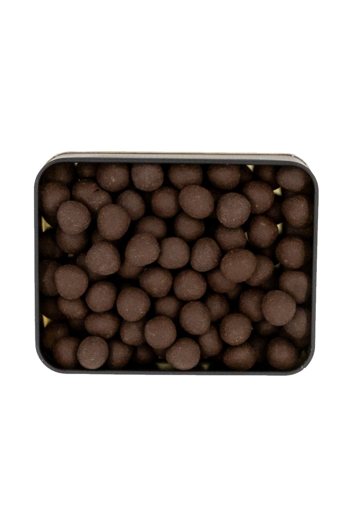 Şeker İlavesiz, Glütensiz, Vegan Fındıklı Bitter Çikolata - Küçük Kare Metal Kutu, 150 gr