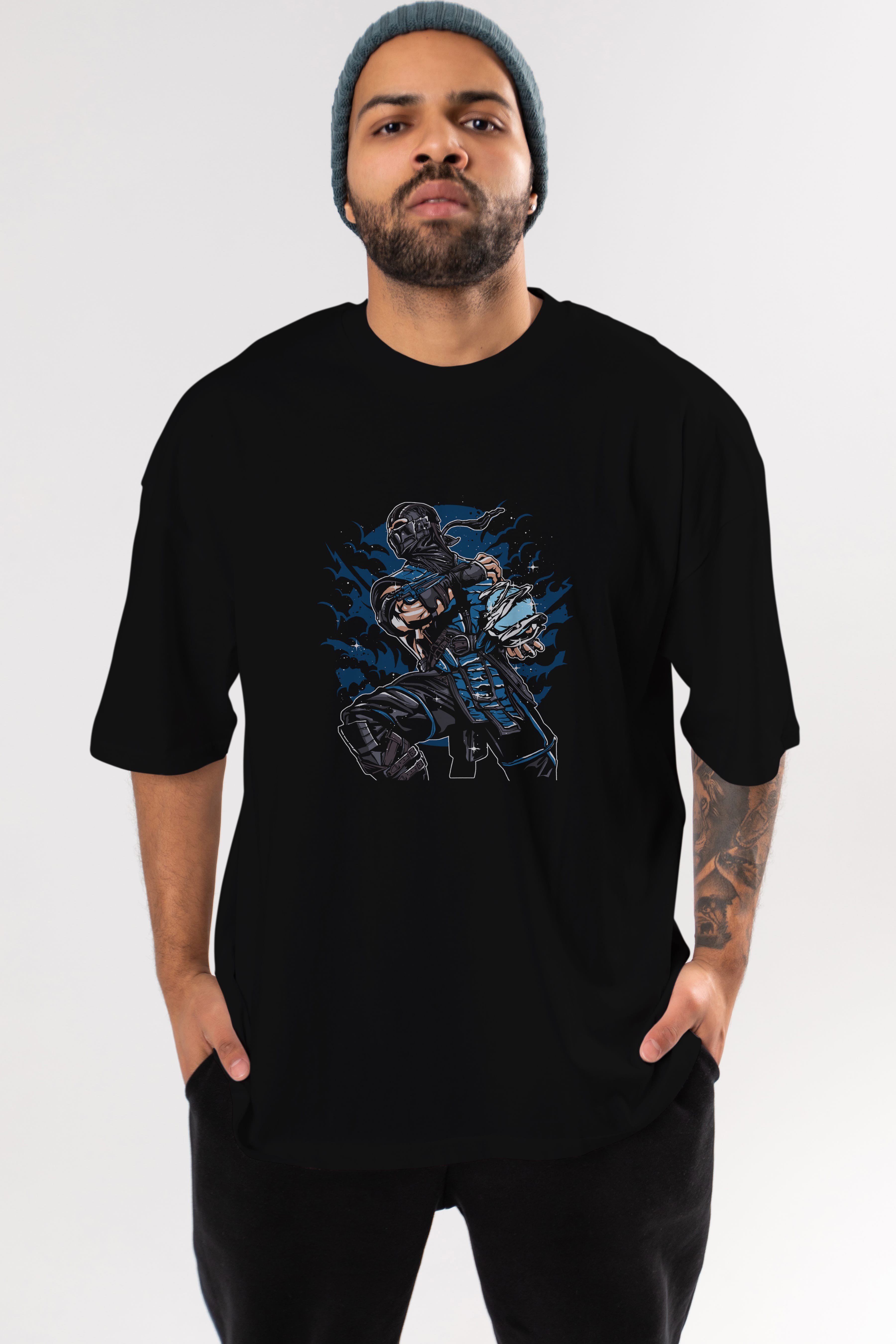 Sub Zero Ön Baskılı Oversize t-shirt Erkek Kadın Unisex %100 Pamuk tişort