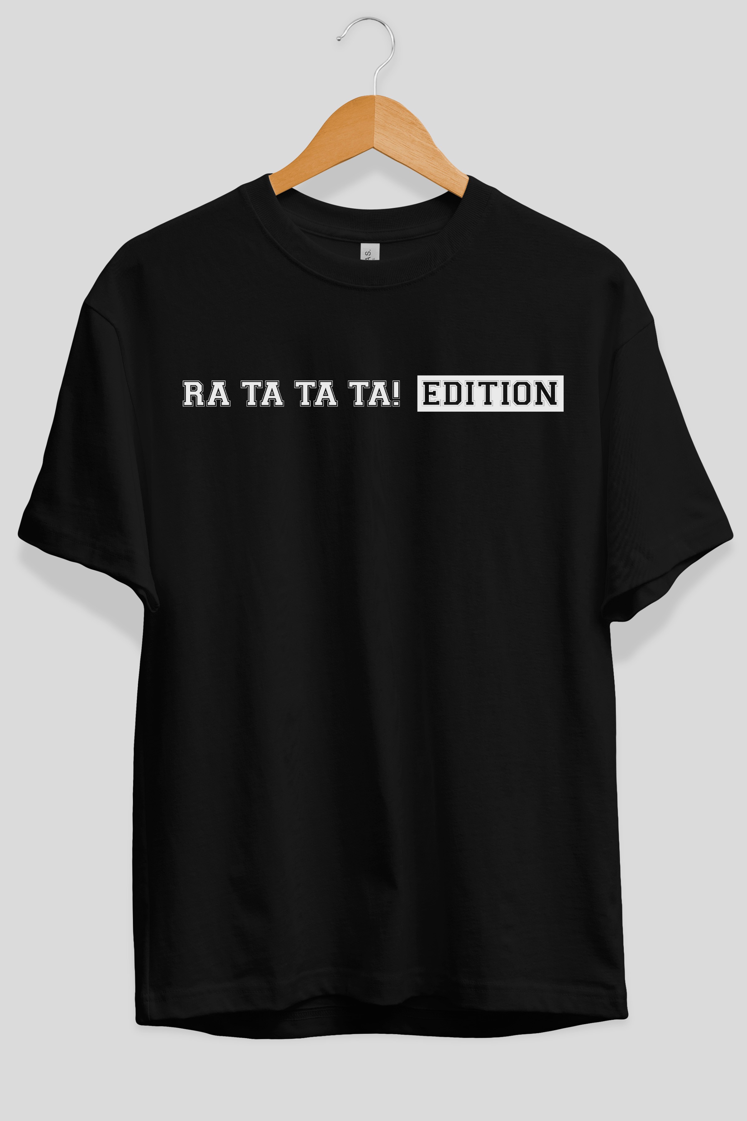 Ra Ta Ta Edition Ön Baskılı Oversize t-shirt %100 pamuk Erkek Kadın Unisex
