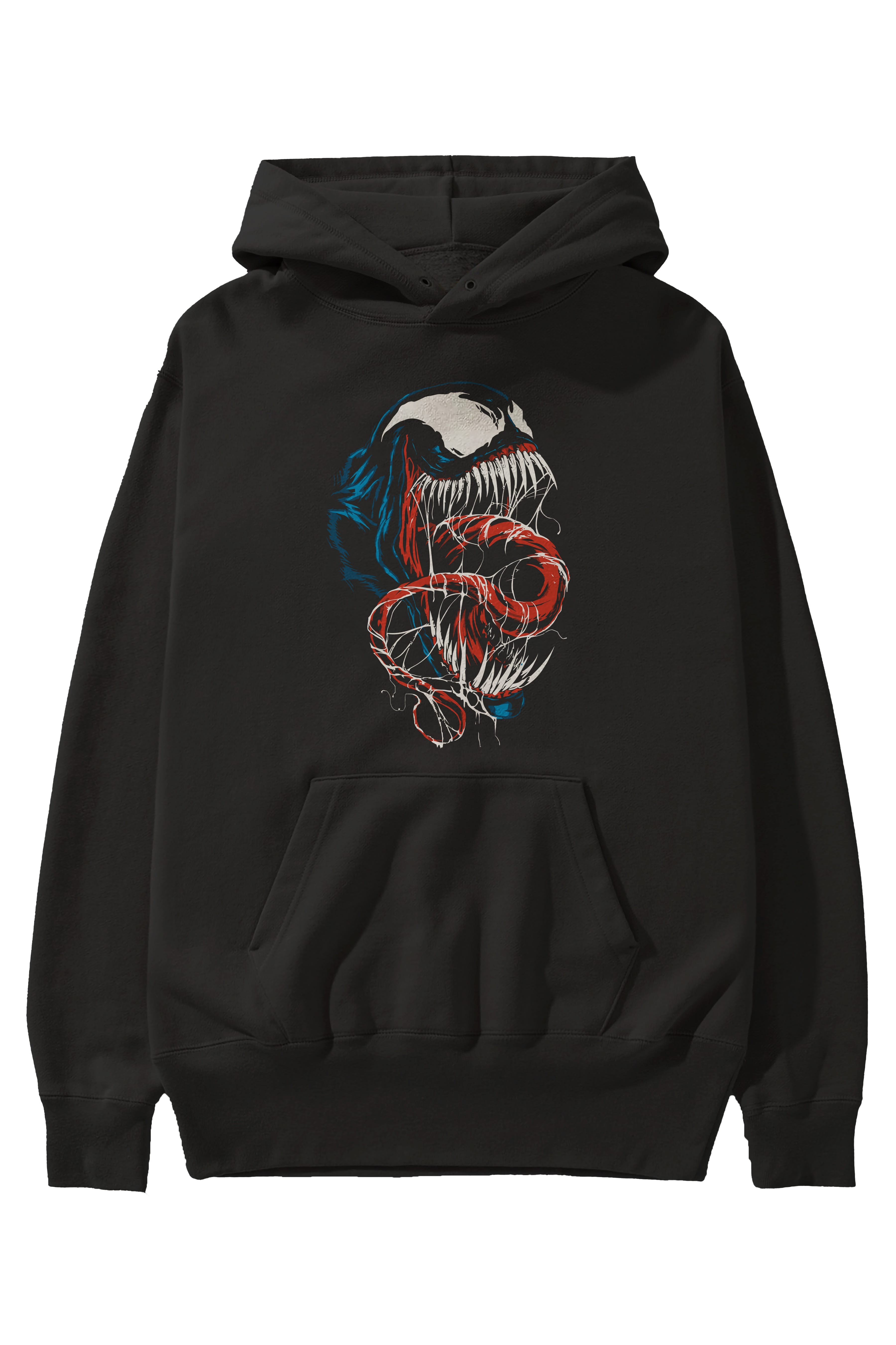 Venom (10) Ön Baskılı Hoodie Oversize Kapüşonlu Sweatshirt Erkek Kadın Unisex