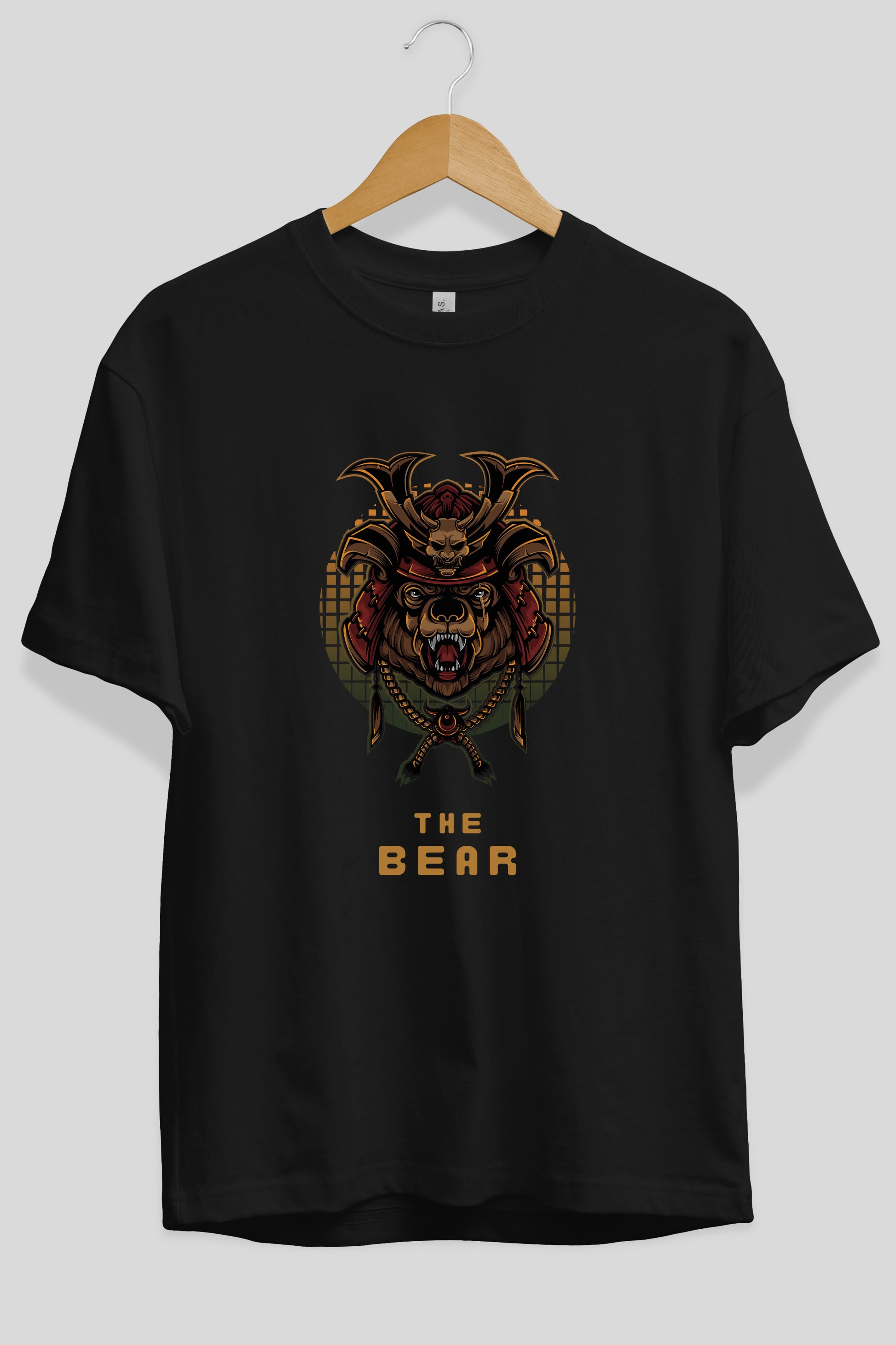 The Bear 2 Ön Baskılı Oversize t-shirt Erkek Kadın Unisex