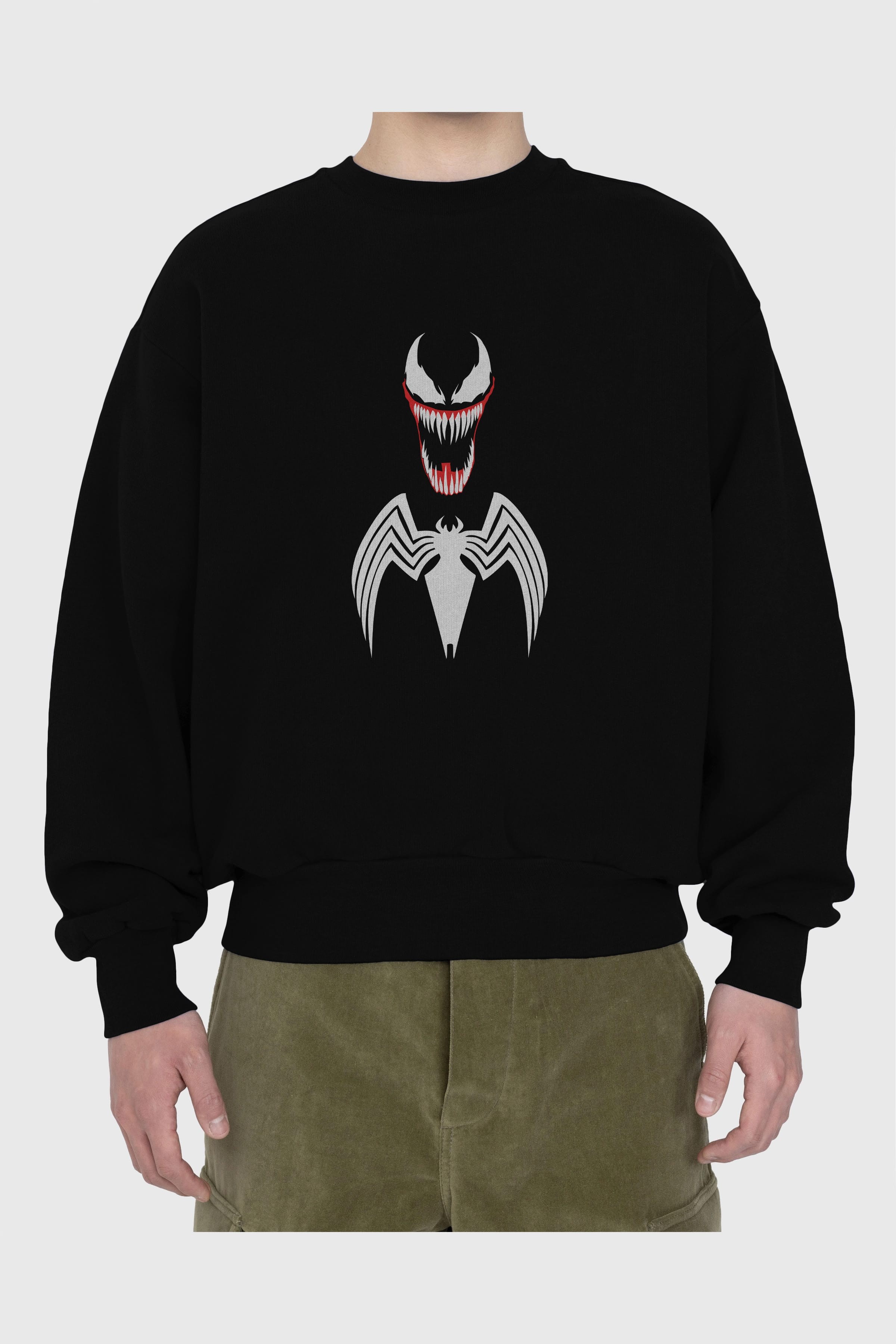 Spiderman (26) Ön Baskılı Oversize Sweatshirt Erkek Kadın Unisex