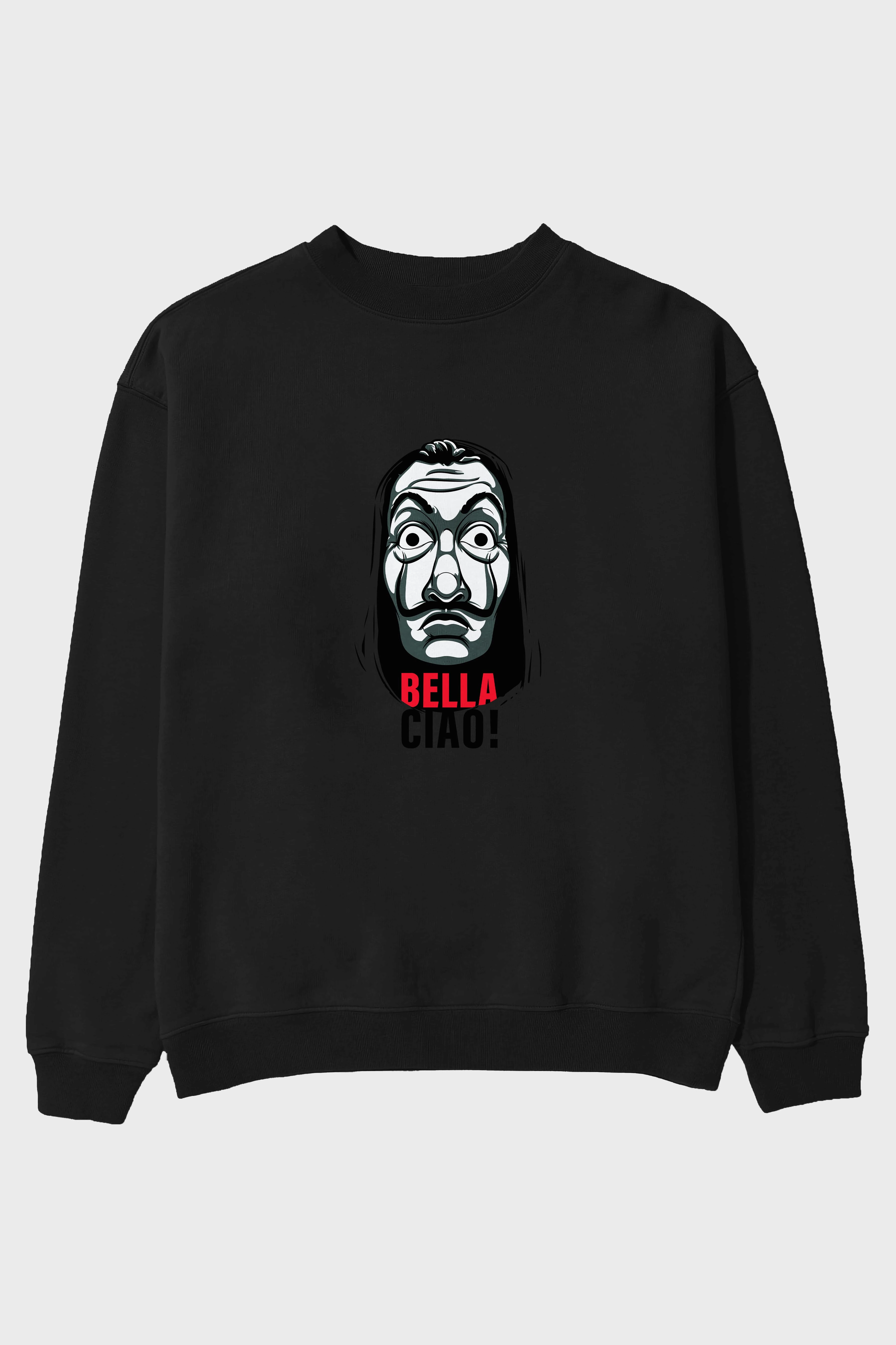 La Casa De Papel (12) Ön Baskılı Oversize Sweatshirt Erkek Kadın Unisex