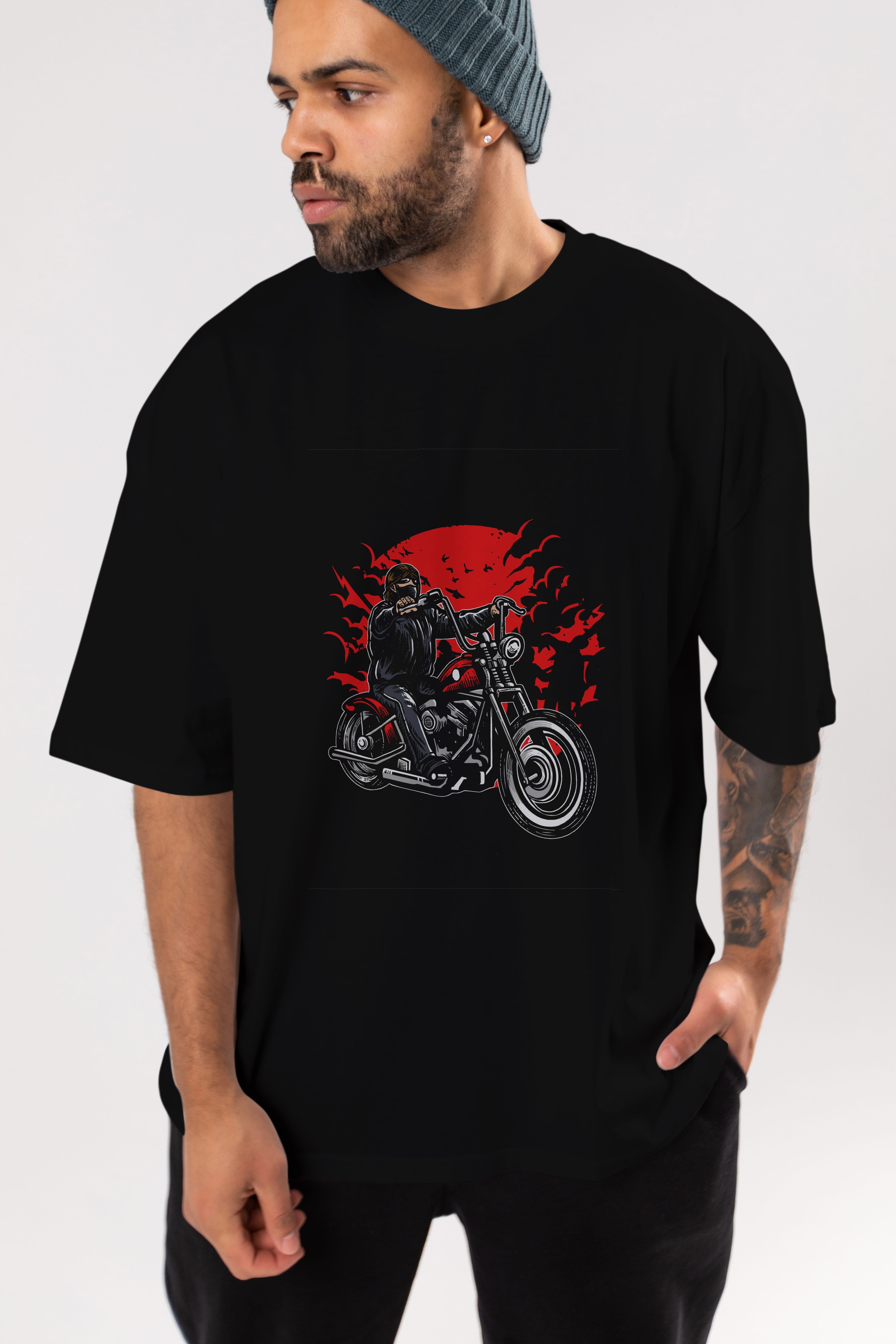 Zombie Slayer Ön Baskılı Oversize t-shirt Erkek Kadın Unisex %100 Pamuk tişort