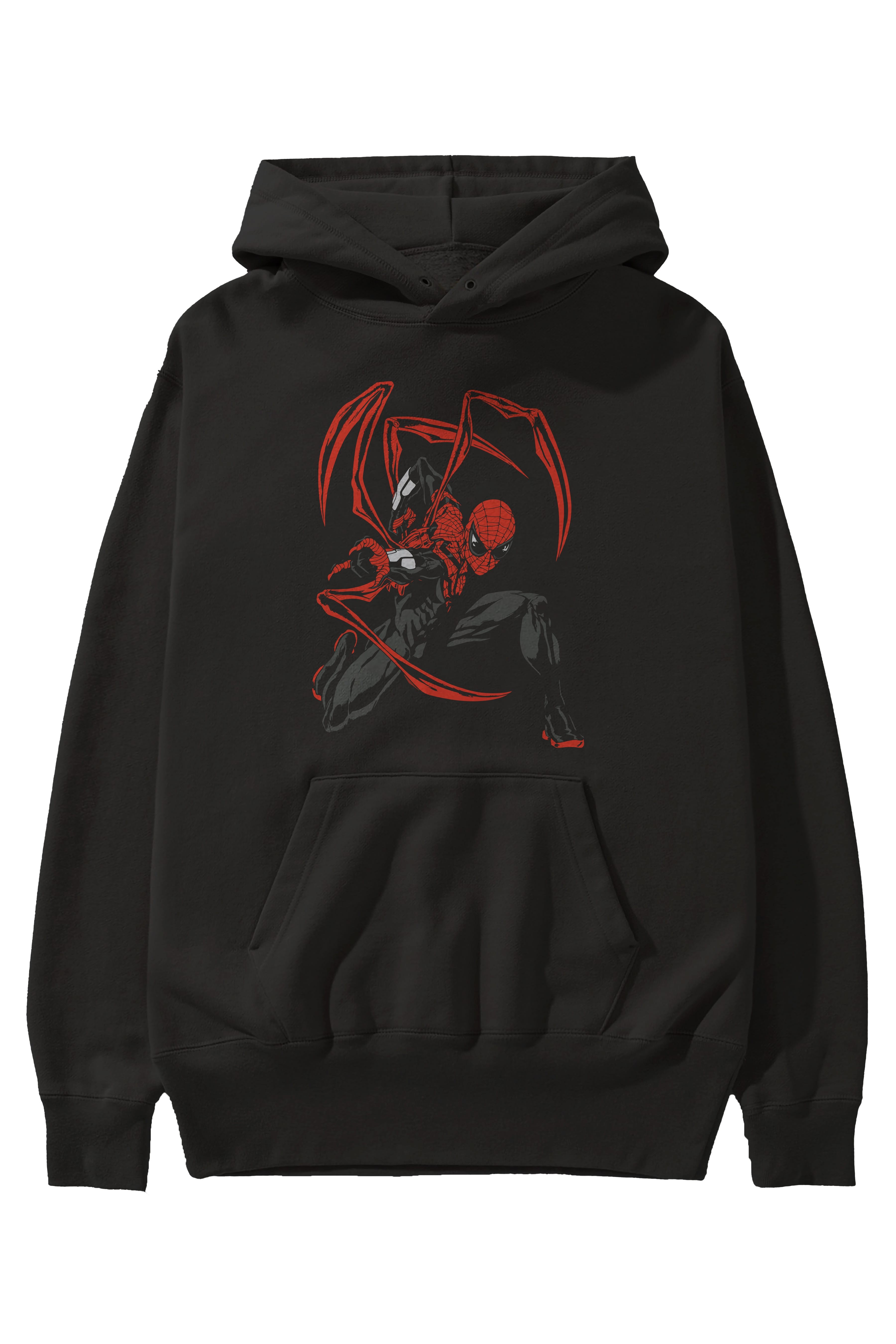 Spiderman (16) Ön Baskılı Hoodie Oversize Kapüşonlu Sweatshirt Erkek Kadın Unisex