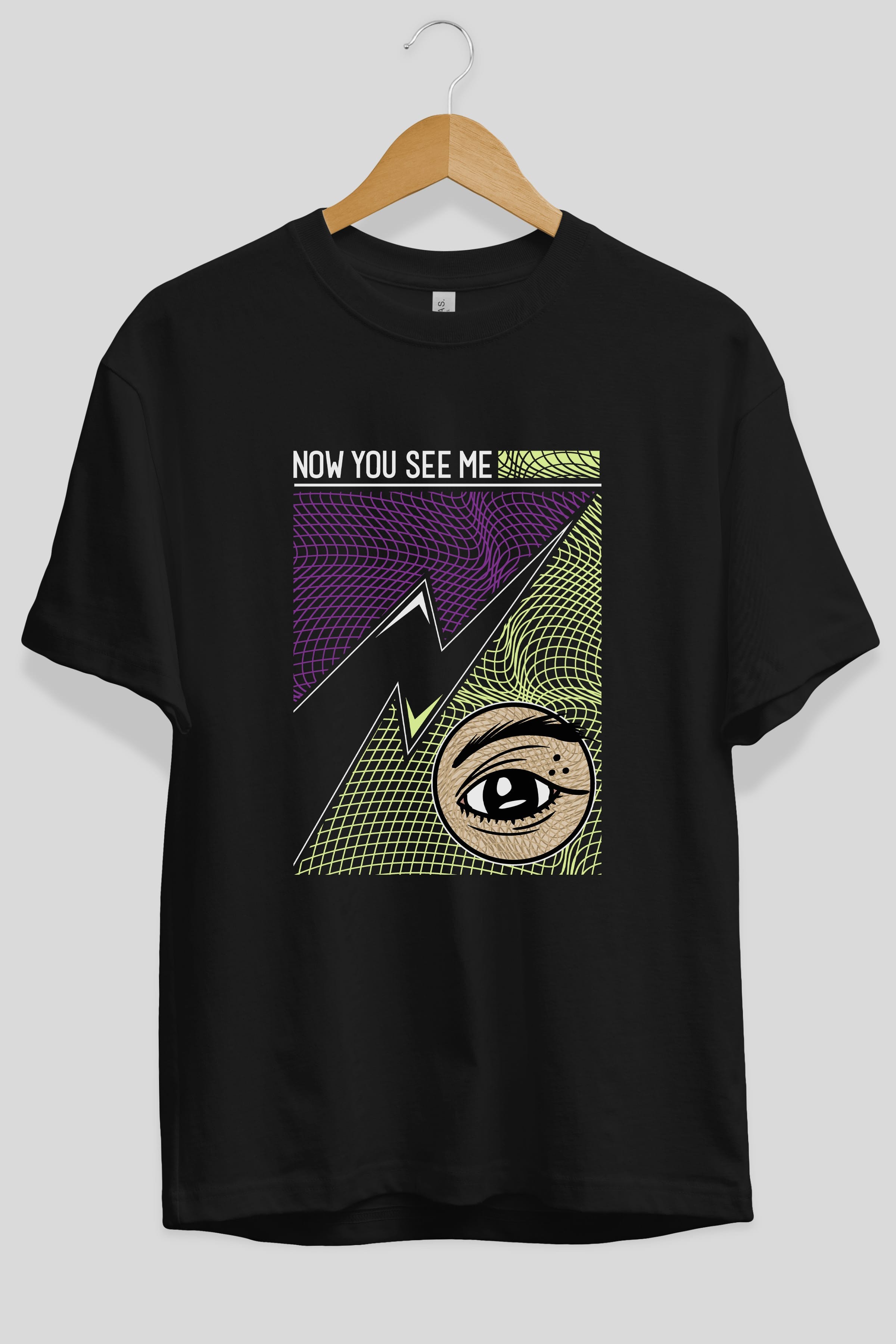 Now You See Me Ön Baskılı Oversize t-shirt Erkek Kadın Unisex