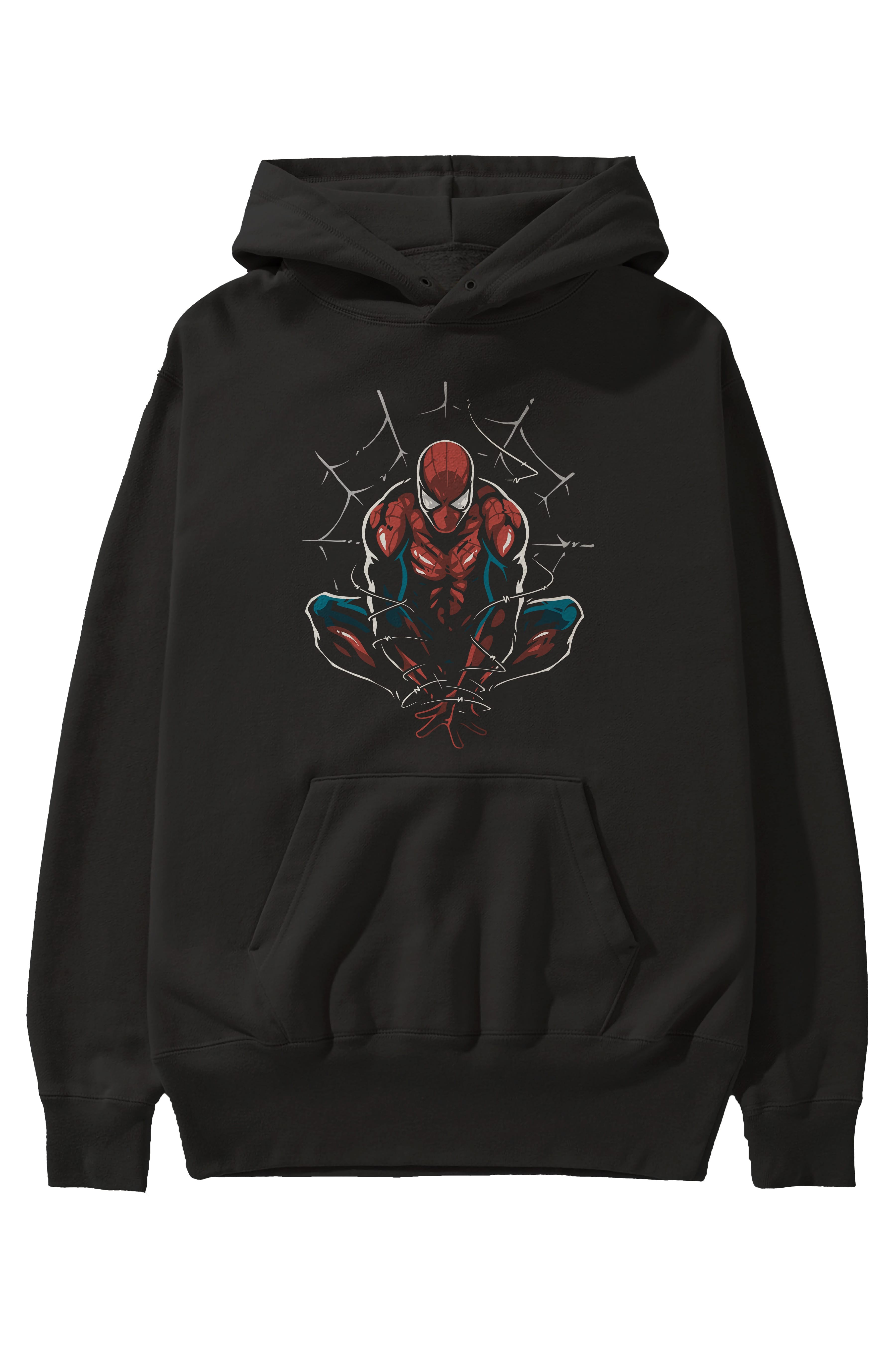 Spiderman (15) Ön Baskılı Hoodie Oversize Kapüşonlu Sweatshirt Erkek Kadın Unisex