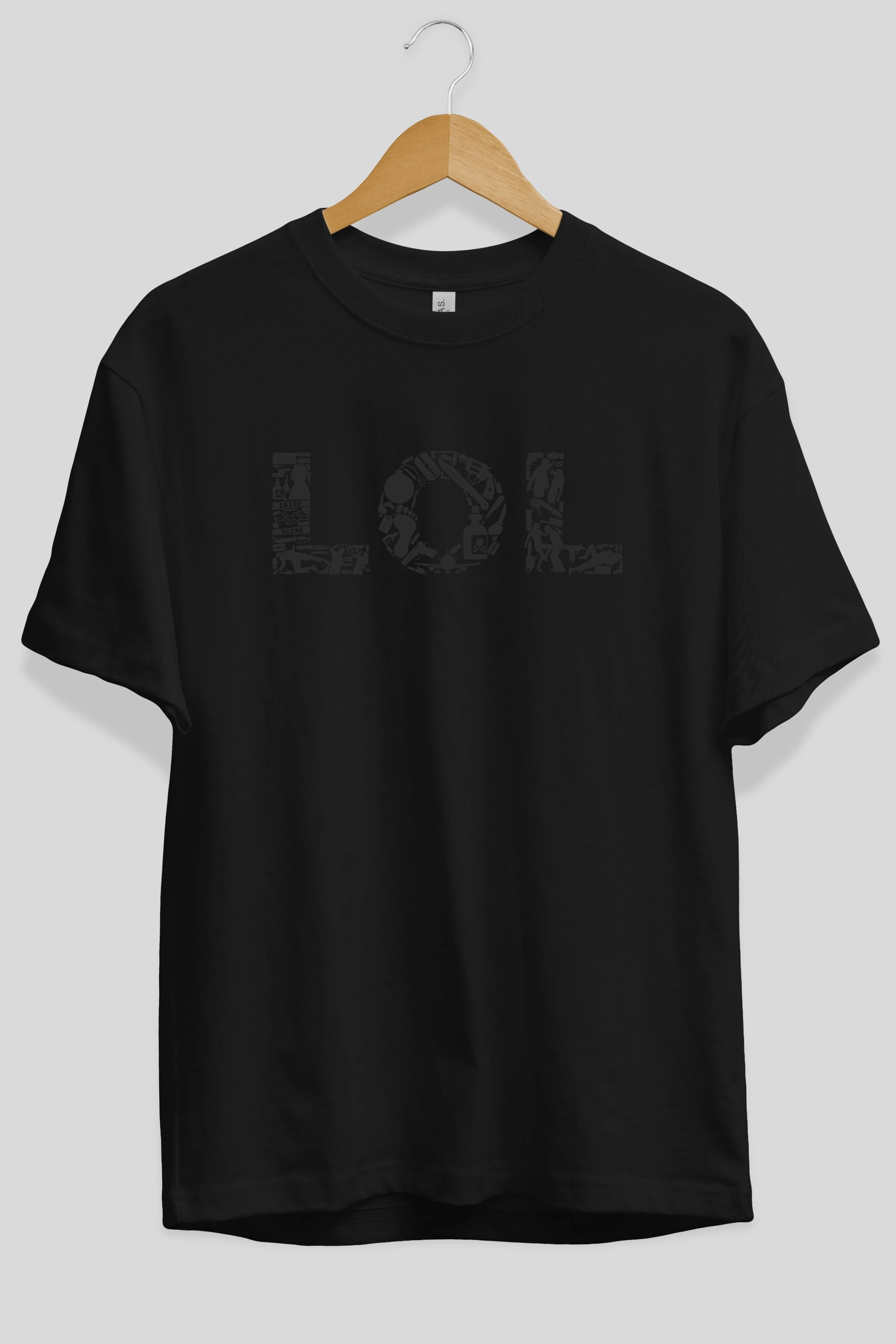 LOL Ön Baskılı Oversize t-shirt %100 pamuk Erkek Kadın Unisex