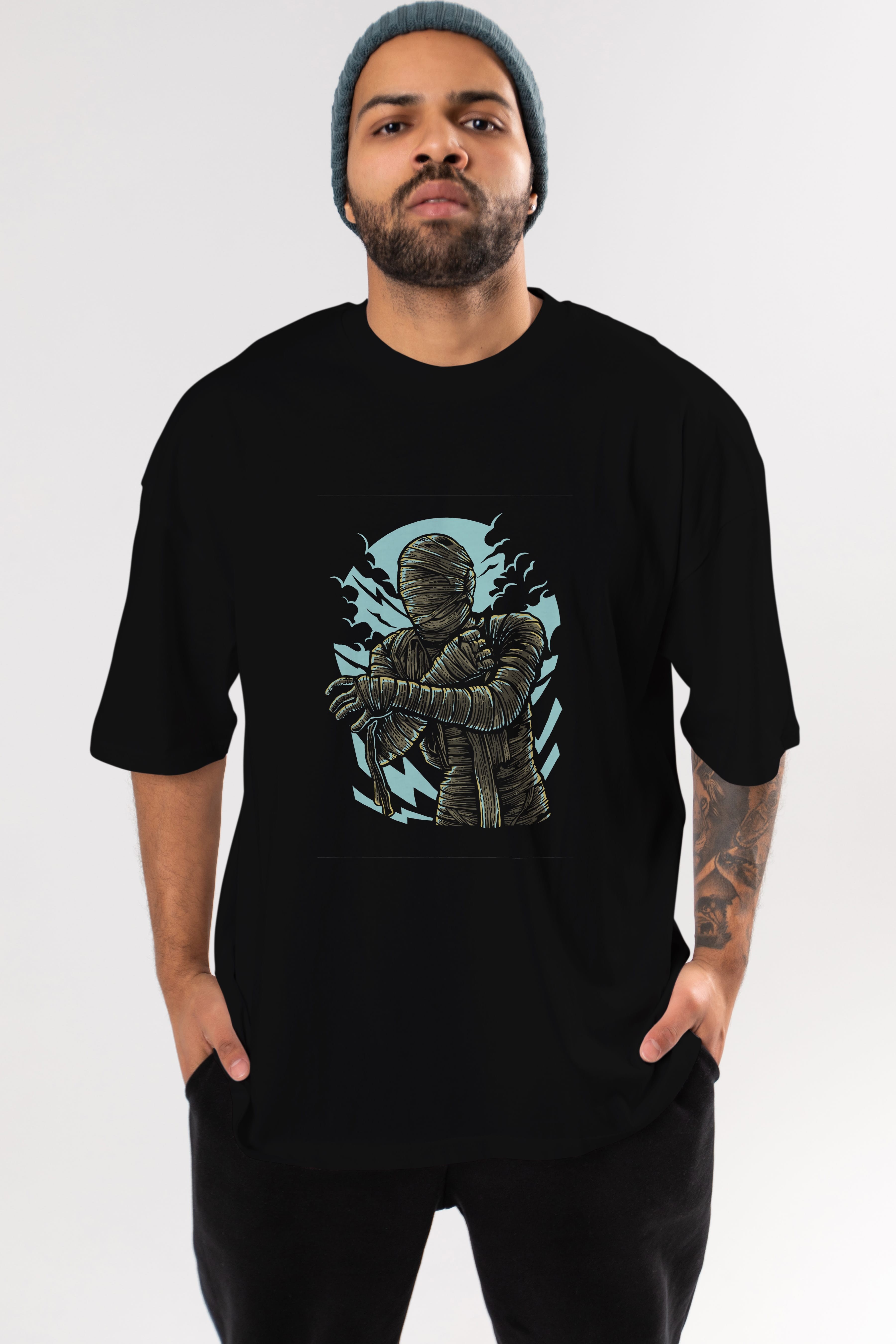 The Mummy Ön Baskılı Oversize t-shirt Erkek Kadın Unisex %100 Pamuk tişort