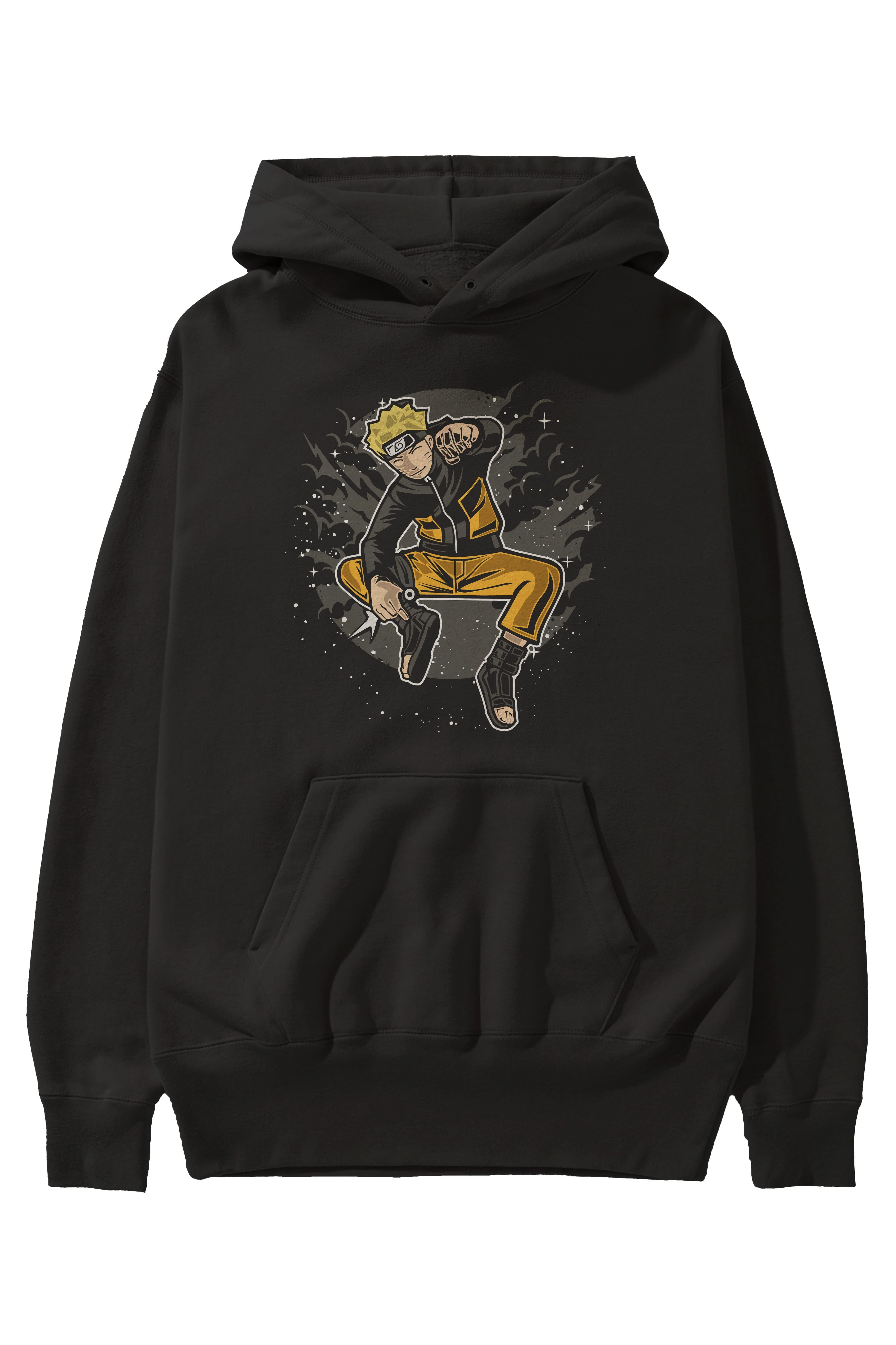 NARUTO Ön Baskılı Hoodie Oversize Kapüşonlu Sweatshirt Erkek Kadın Unisex