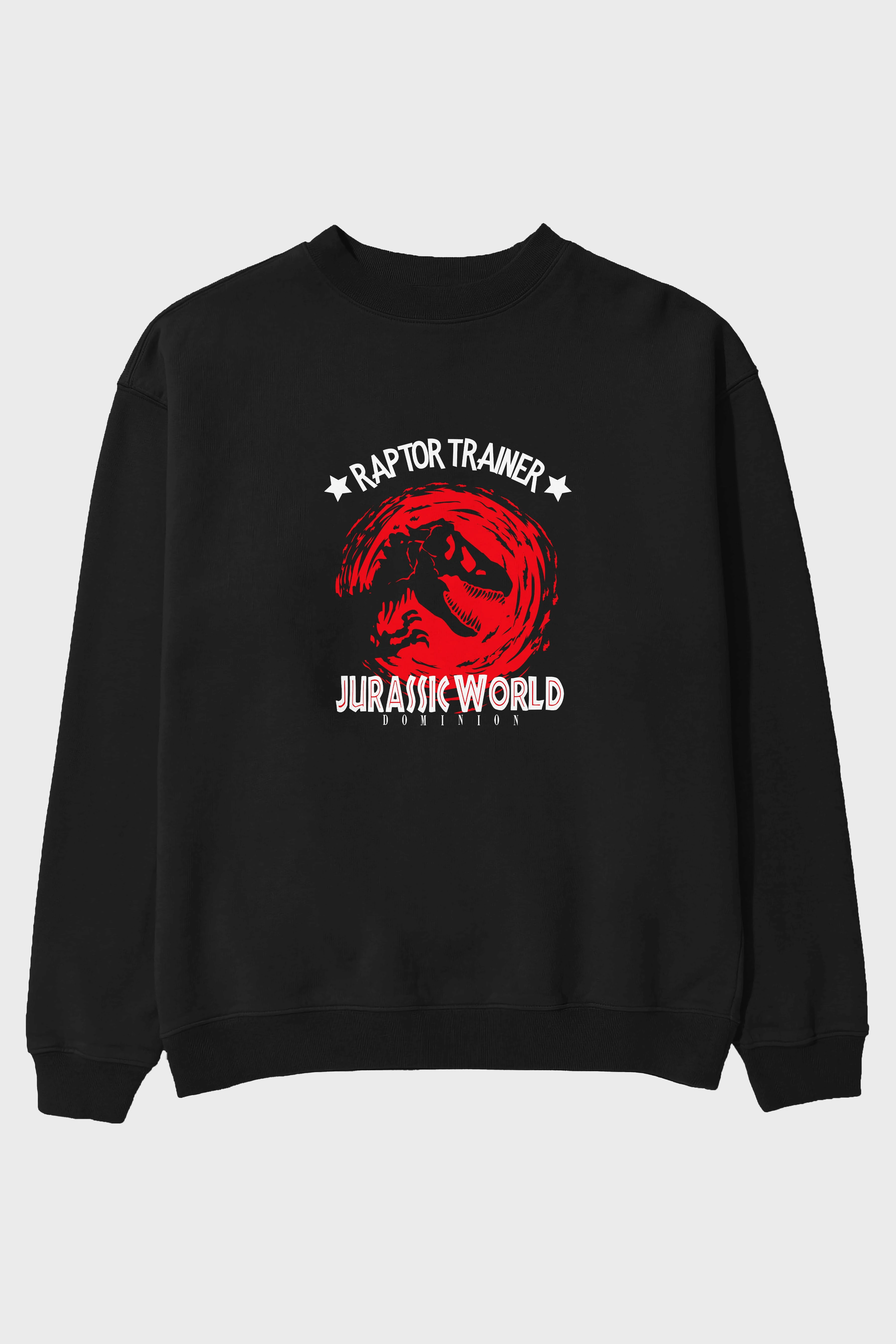 Jurassic Park (3) Ön Baskılı Oversize Sweatshirt Erkek Kadın Unisex