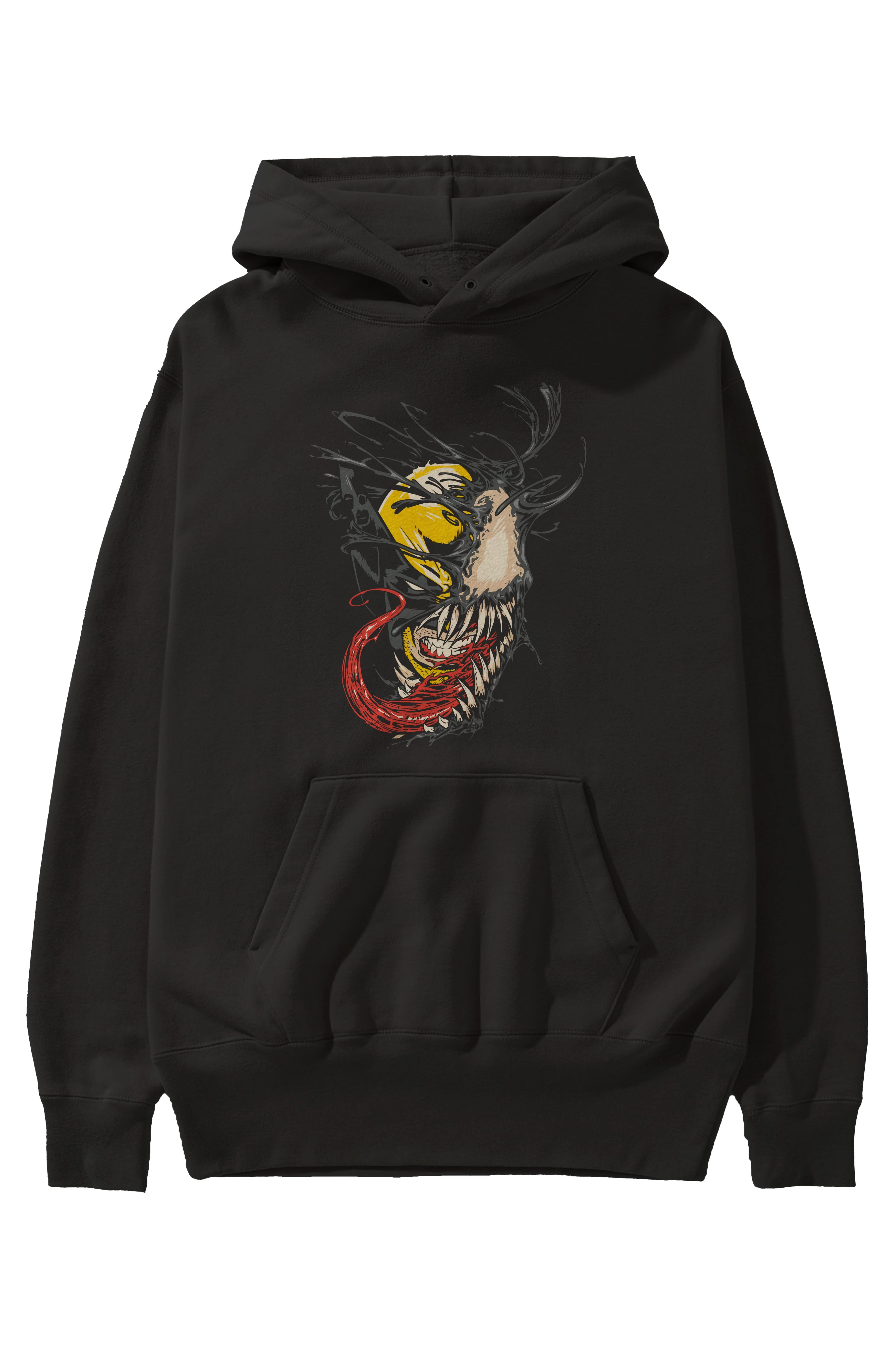 Venom (4) Ön Baskılı Hoodie Oversize Kapüşonlu Sweatshirt Erkek Kadın Unisex