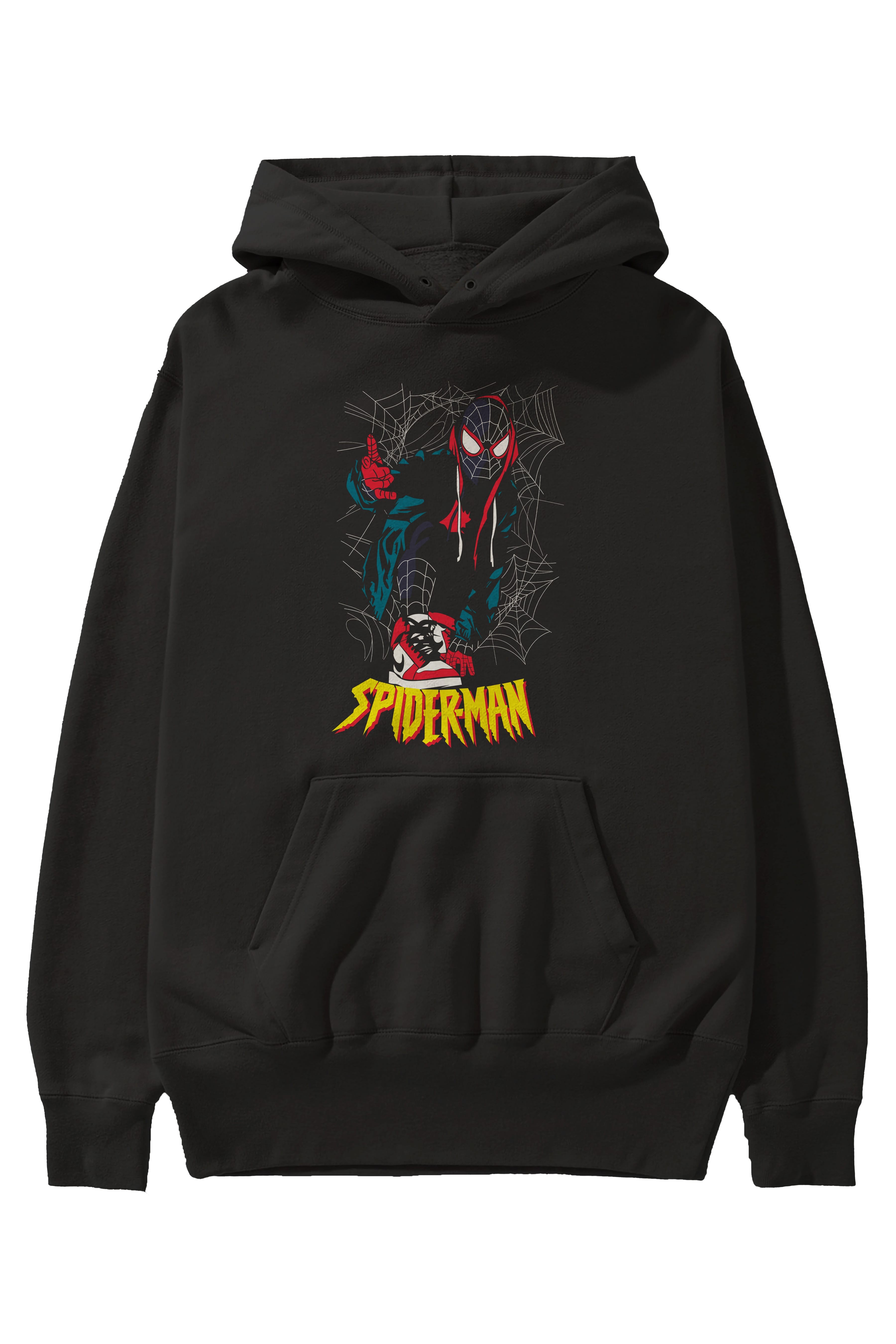 Spiderman (25) Ön Baskılı Hoodie Oversize Kapüşonlu Sweatshirt Erkek Kadın Unisex