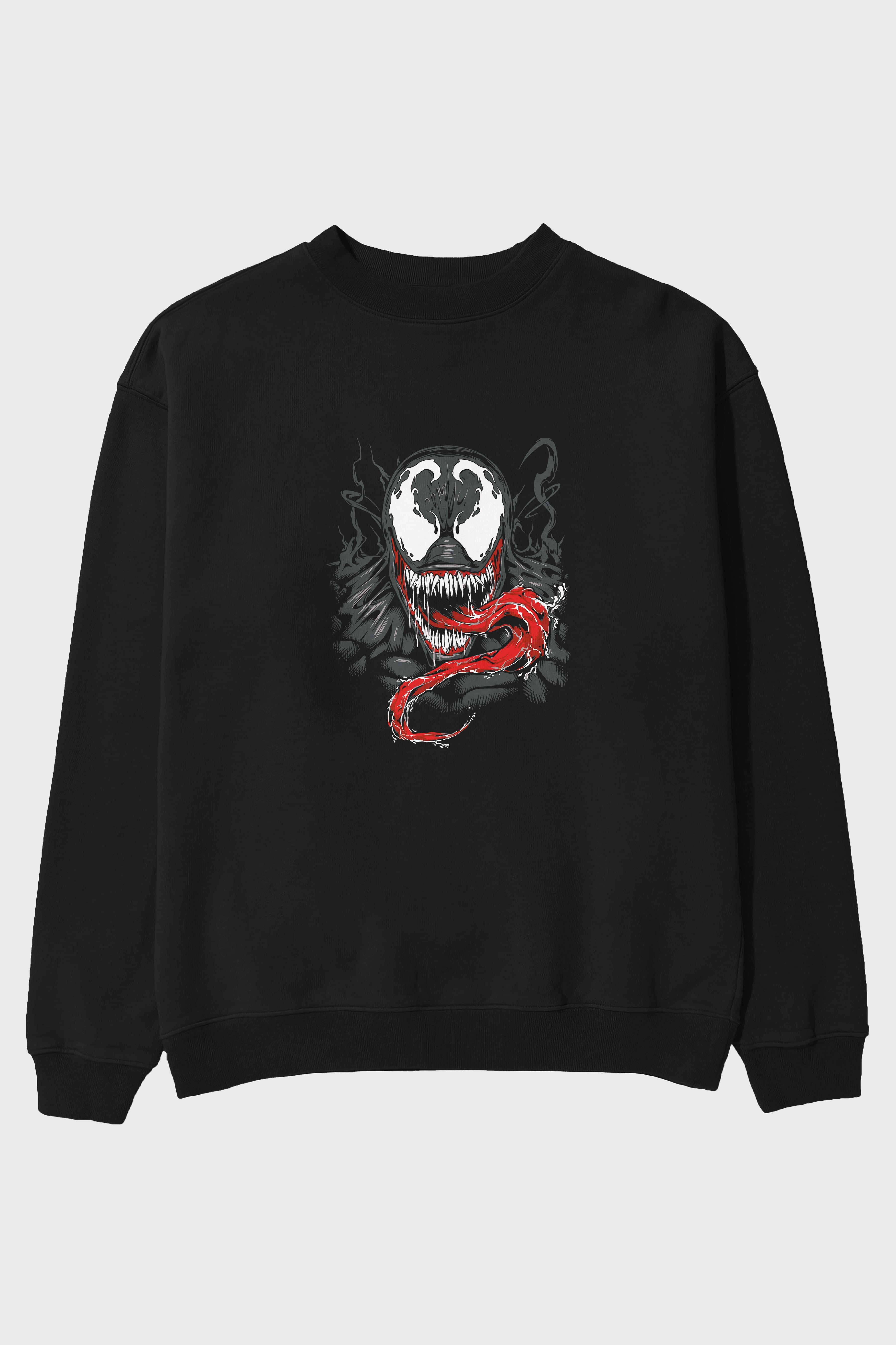 Venom (18) Ön Baskılı Oversize Sweatshirt Erkek Kadın Unisex