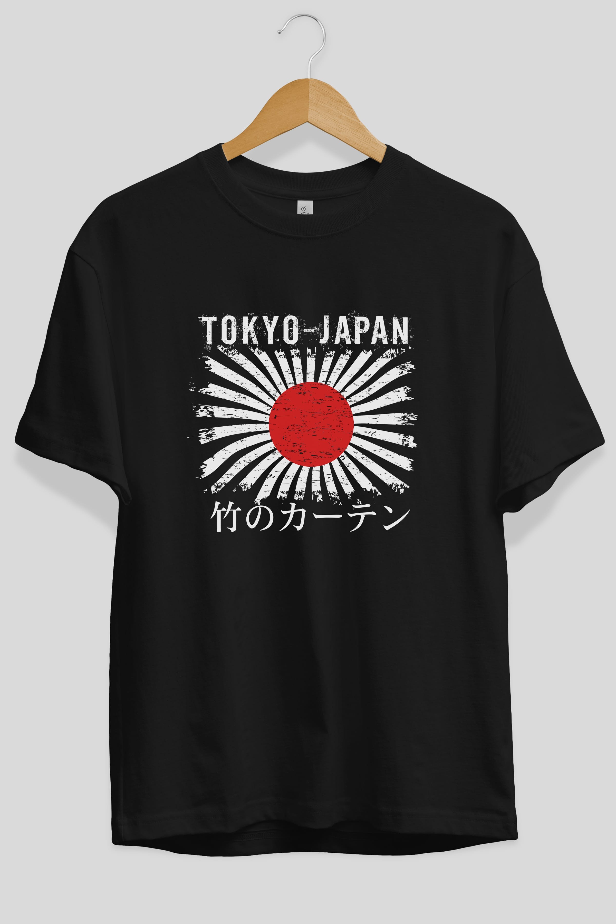 Tokyo Japan Ön Baskılı Oversize t-shirt Erkek Kadın Unisex