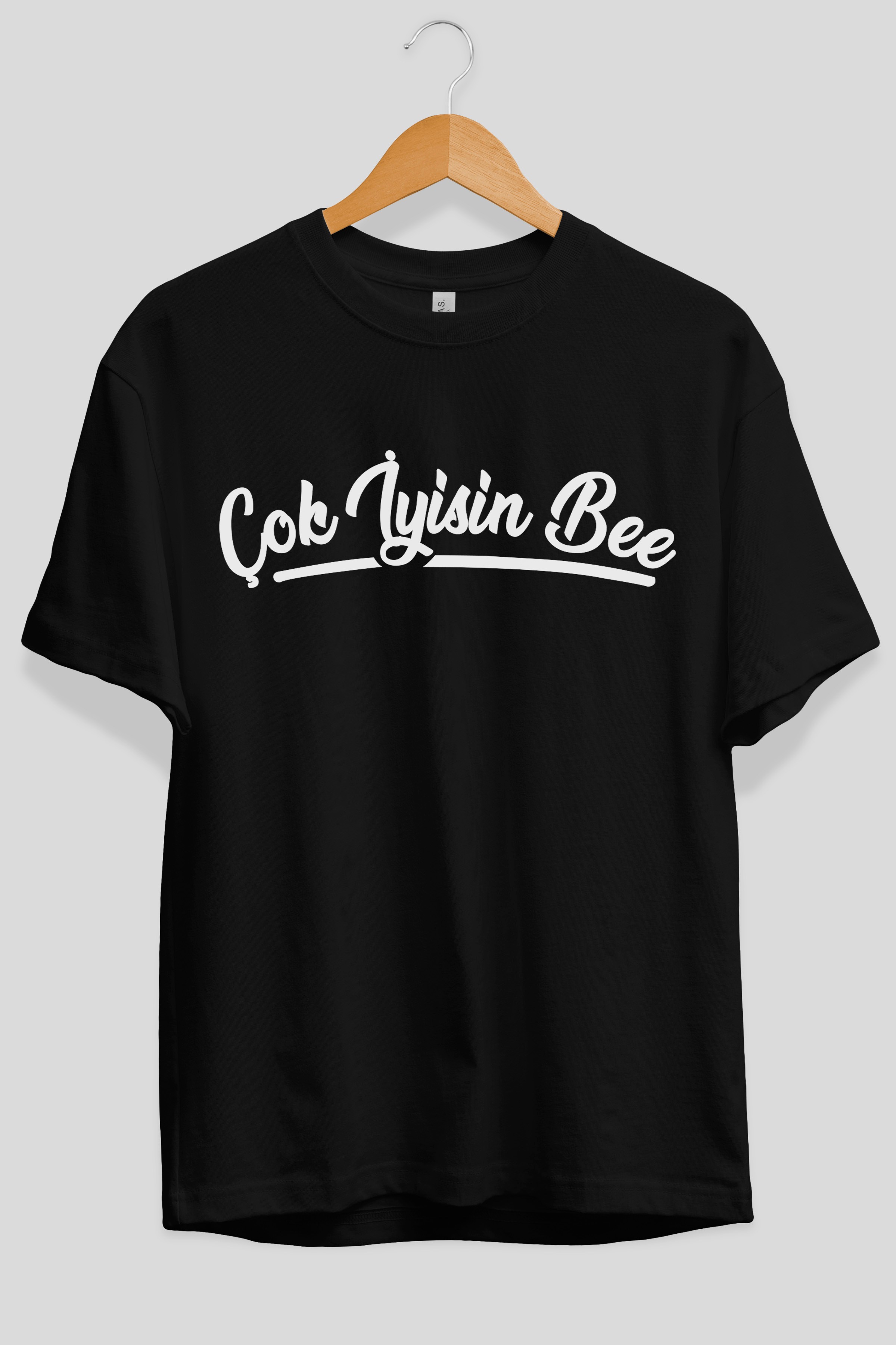 Çok İyisin Be Ön Baskılı Oversize t-shirt %100 pamuk Erkek Kadın Unisex