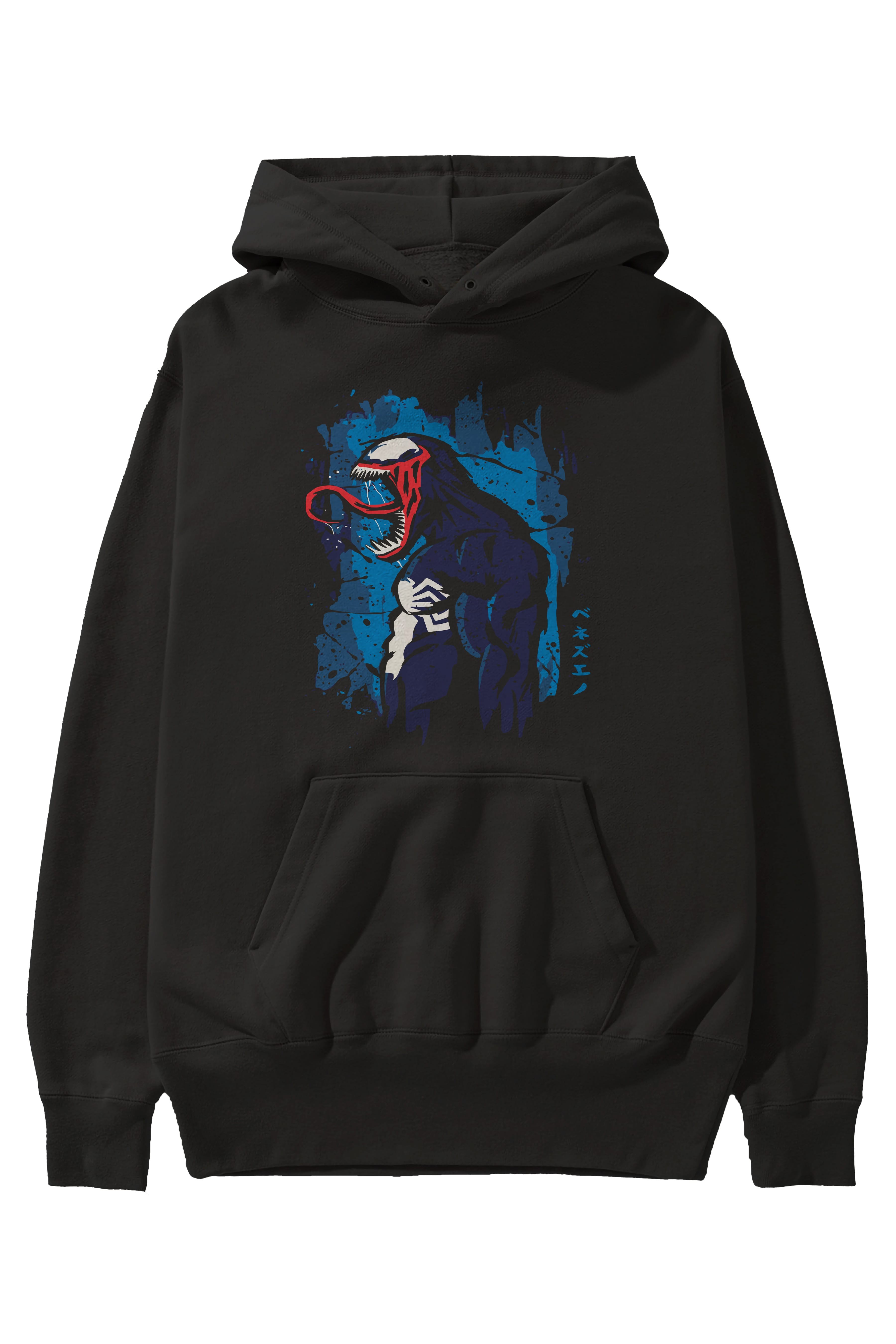 Venom (24) Ön Baskılı Hoodie Oversize Kapüşonlu Sweatshirt Erkek Kadın Unisex