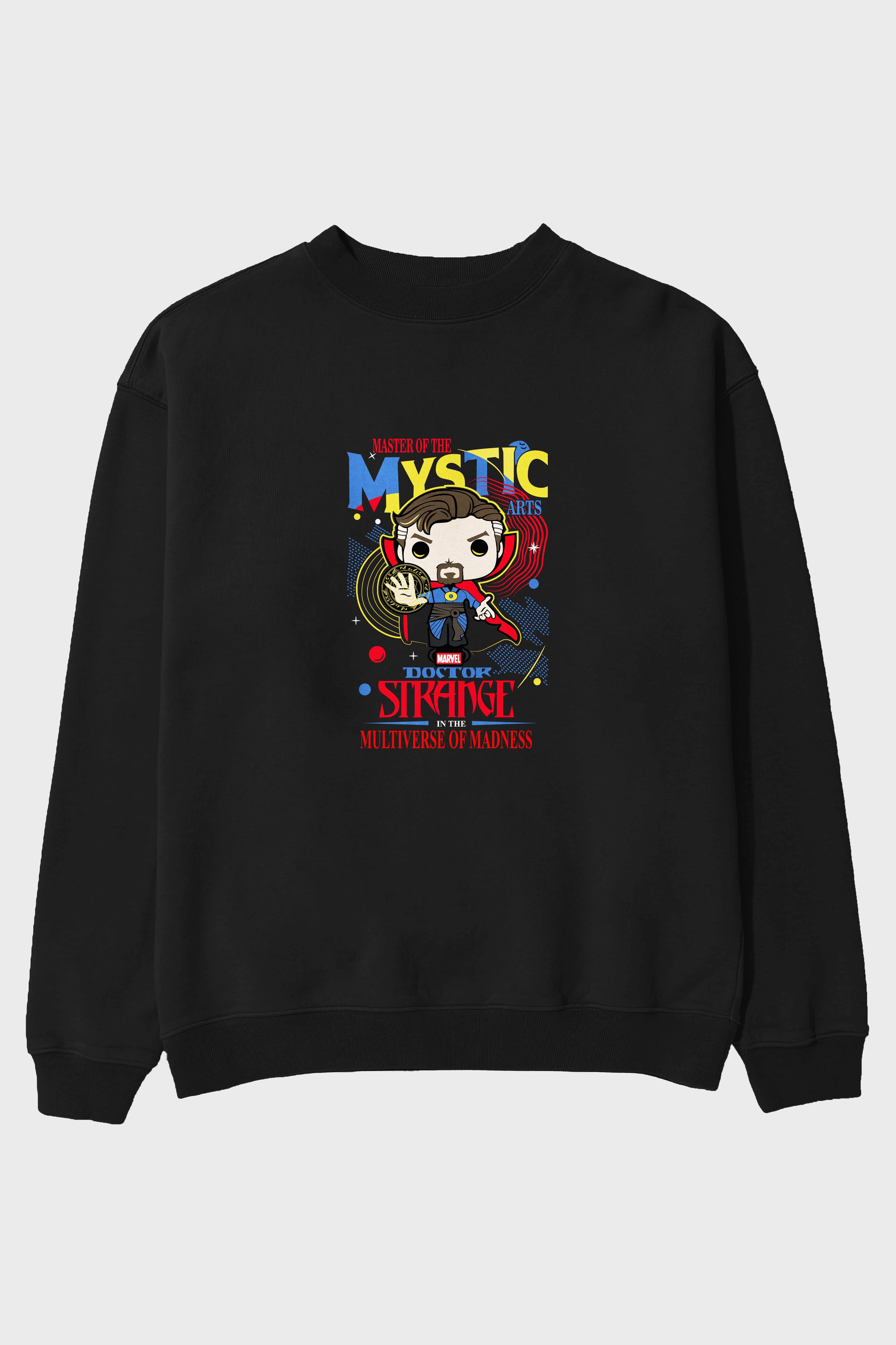 Doctor Strange Ön Baskılı Oversize Sweatshirt Erkek Kadın Unisex