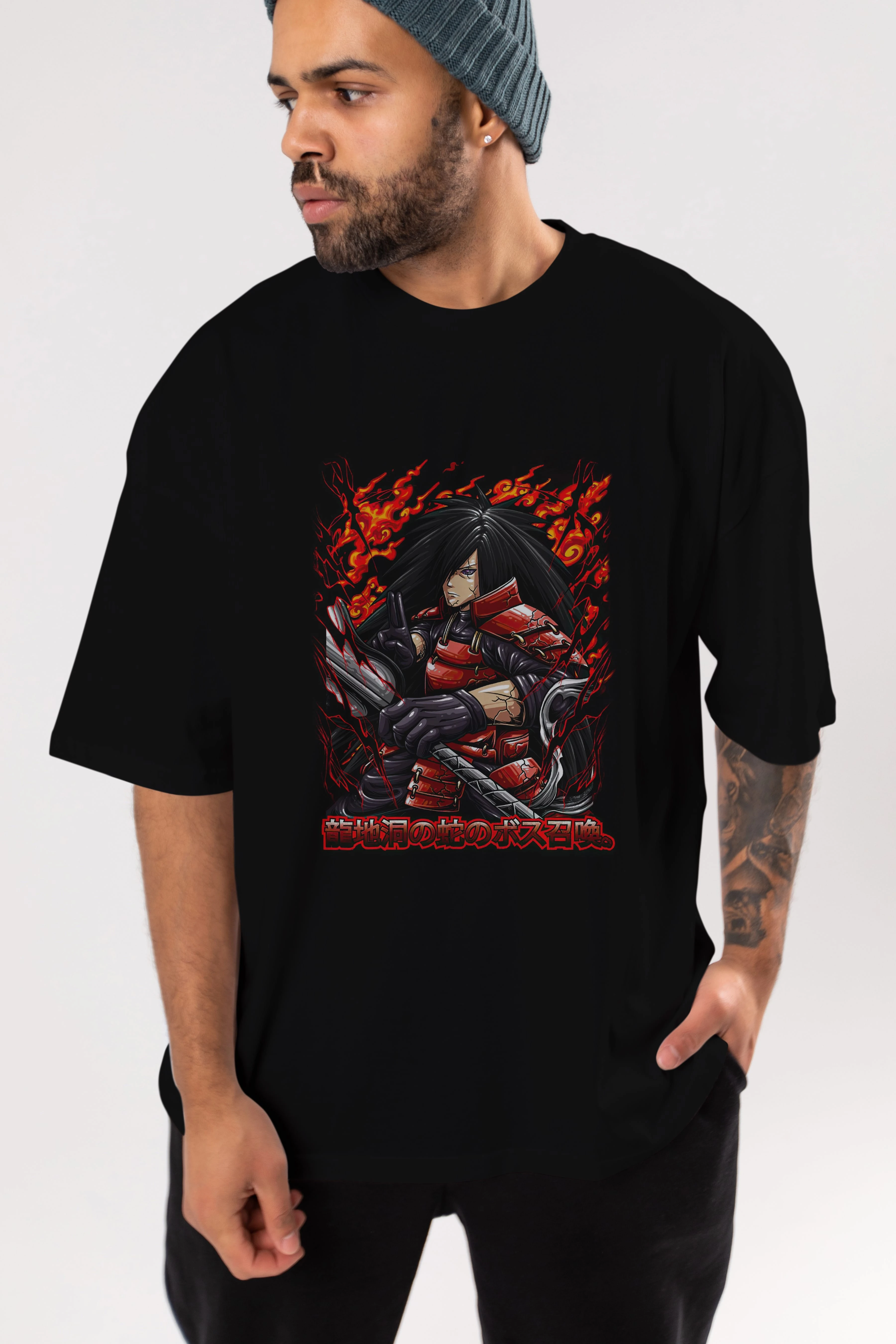 NARUTO (12) Anime Ön Baskılı Oversize t-shirt %100 pamuk Erkek Kadın Unisex
