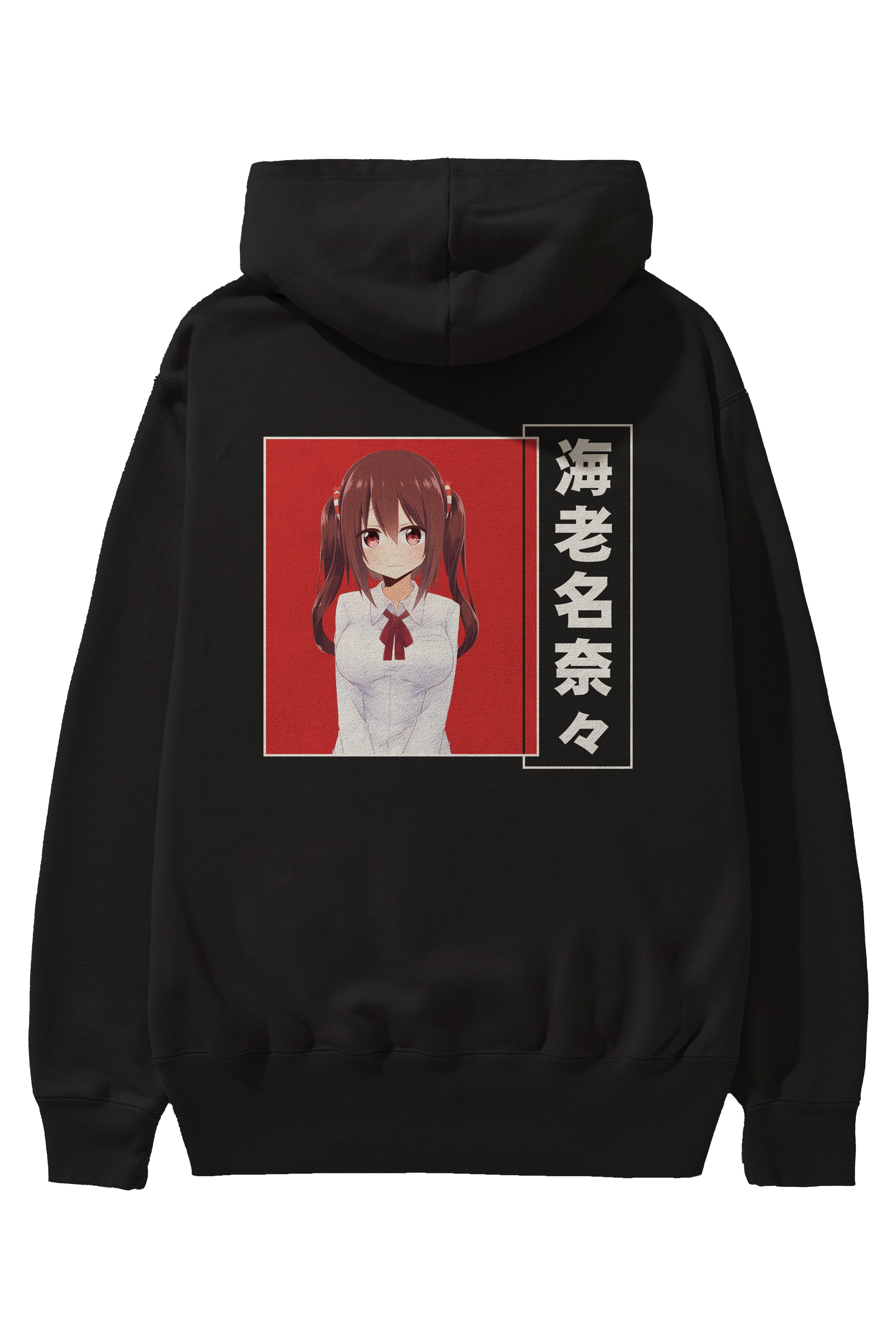 Nana Ebina 1 Anime Arka Baskılı Hoodie Oversize Kapüşonlu Sweatshirt Erkek Kadın Unisex