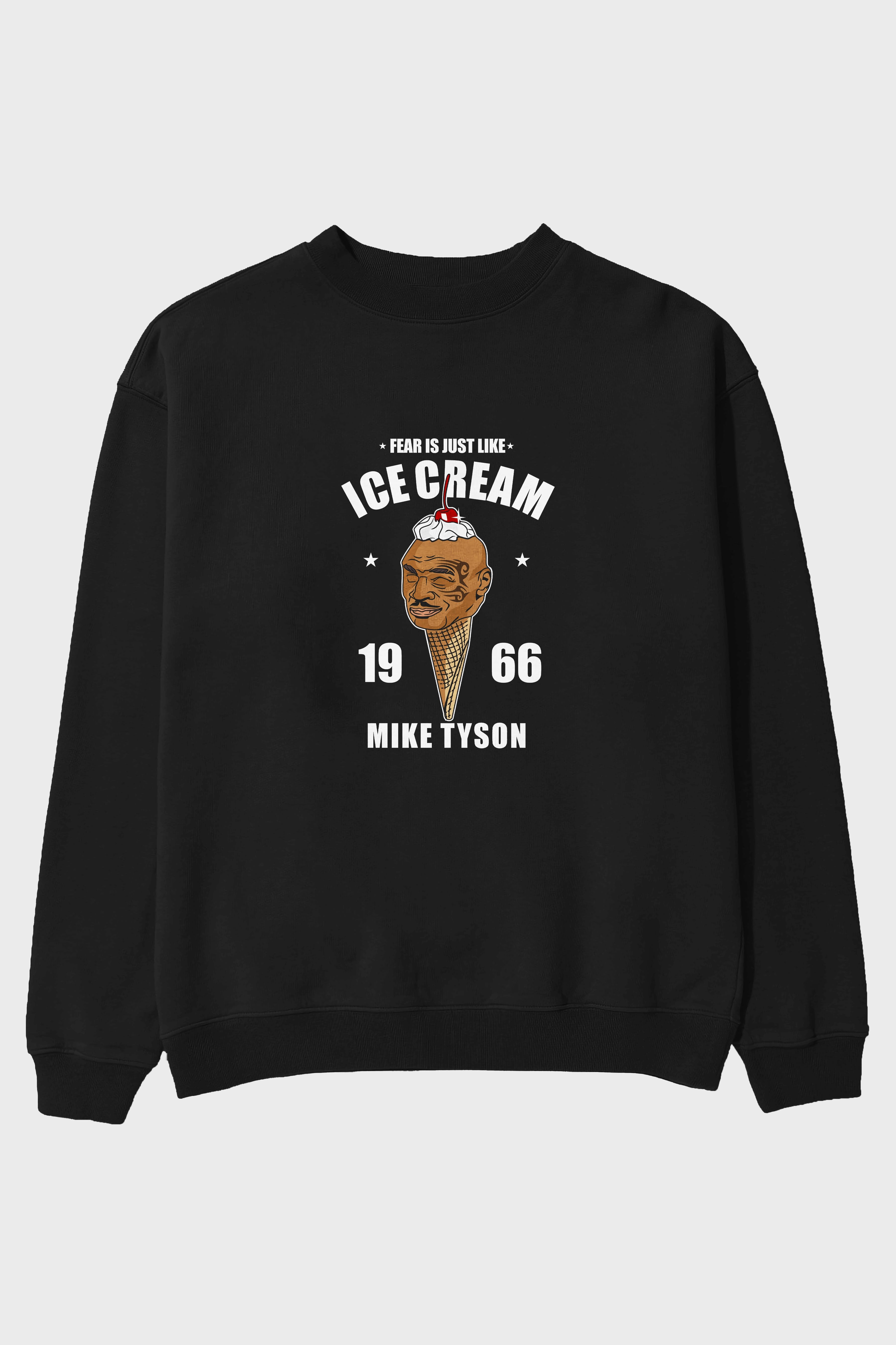 Tyson Ice Cream Ön Baskılı Oversize Sweatshirt Erkek Kadın Unisex