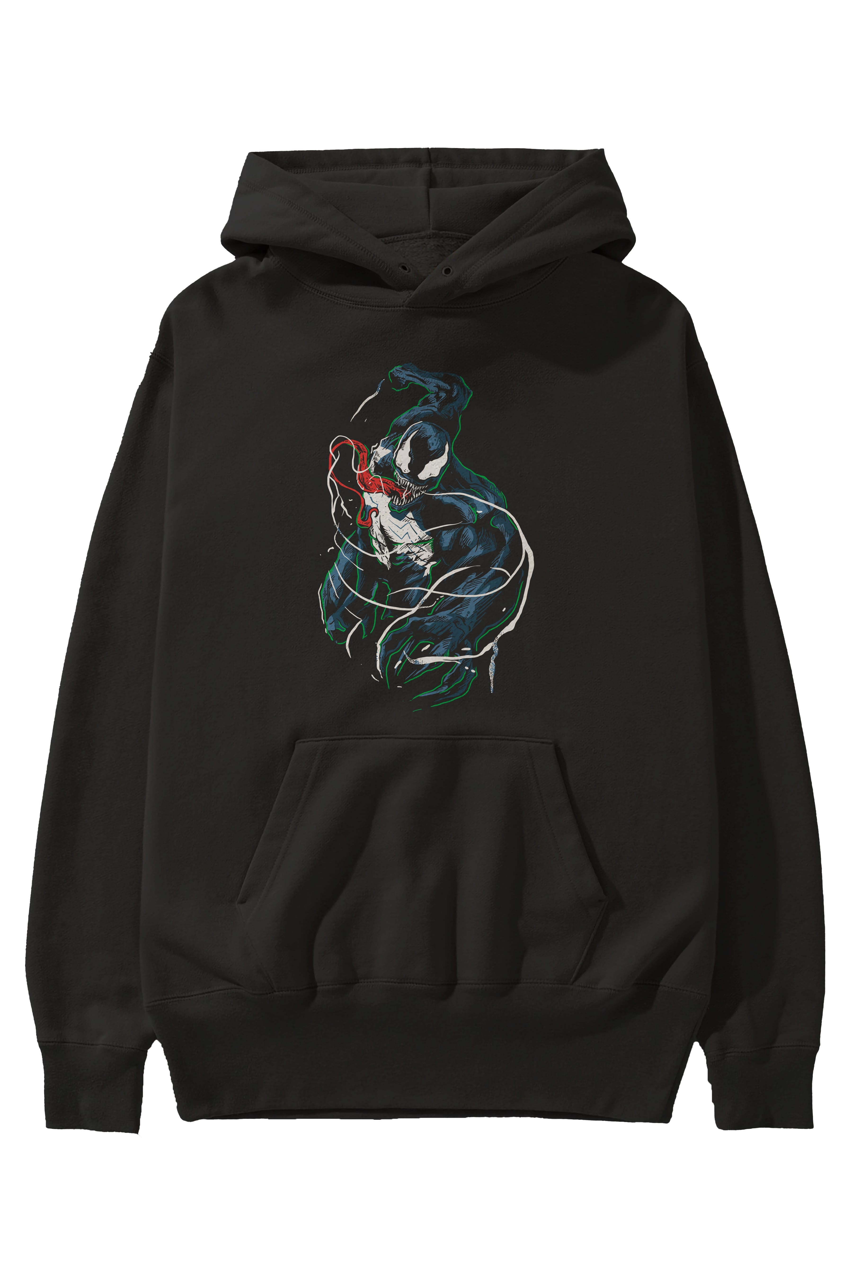 Venom (5) Ön Baskılı Hoodie Oversize Kapüşonlu Sweatshirt Erkek Kadın Unisex