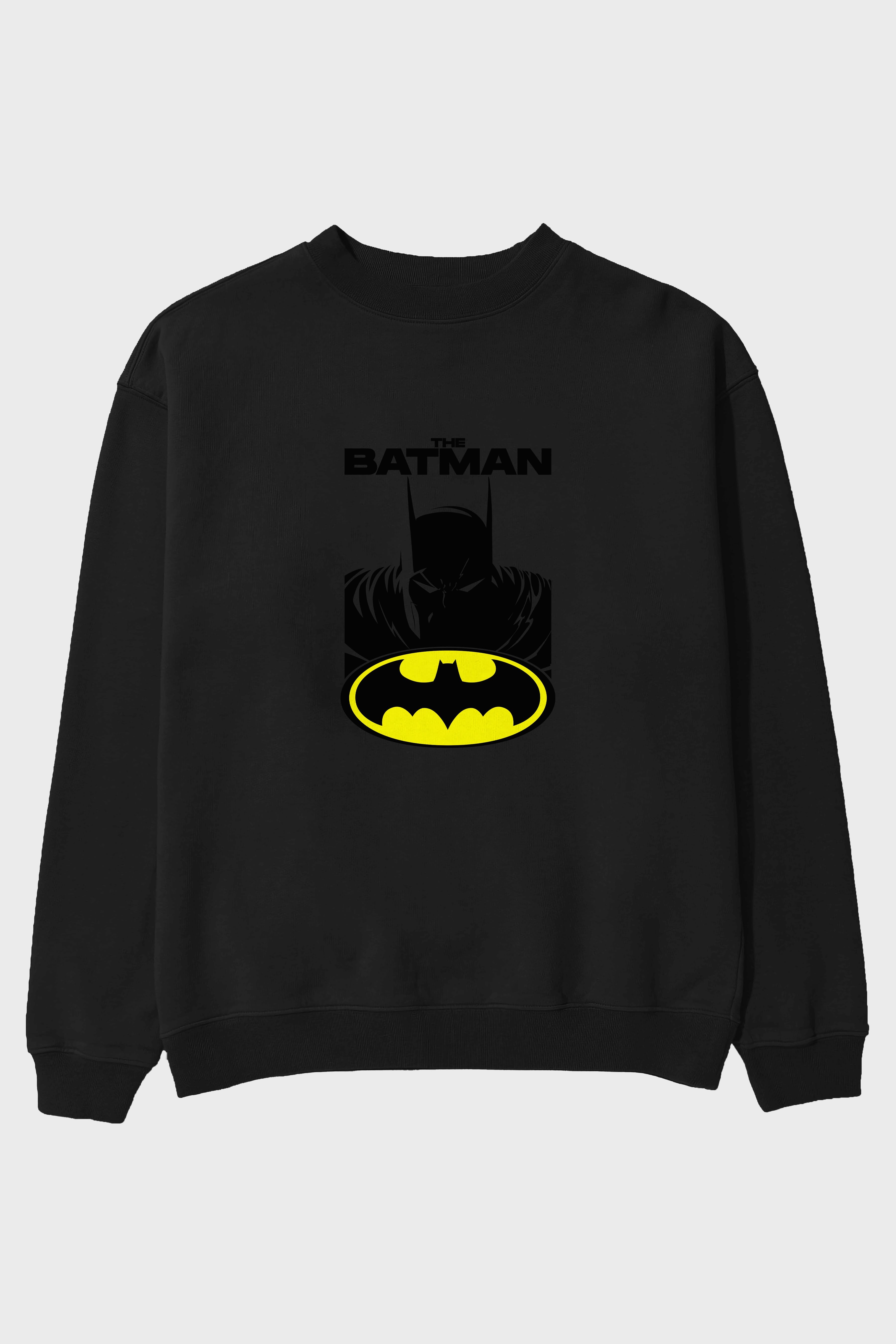 Batman (21) Ön Baskılı Oversize Sweatshirt Erkek Kadın Unisex