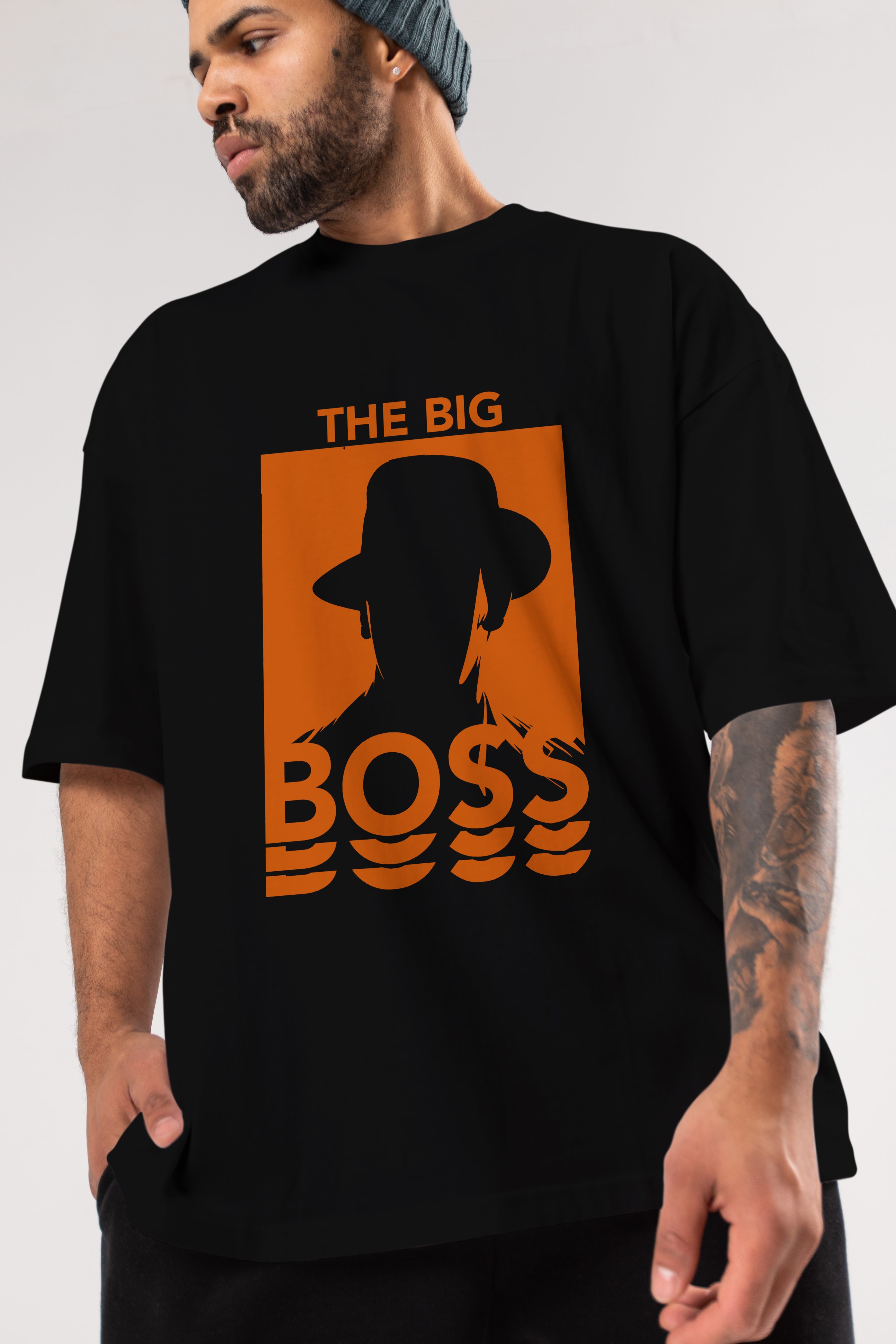 The Big Boss Ön Baskılı Oversize t-shirt Erkek Kadın Unisex