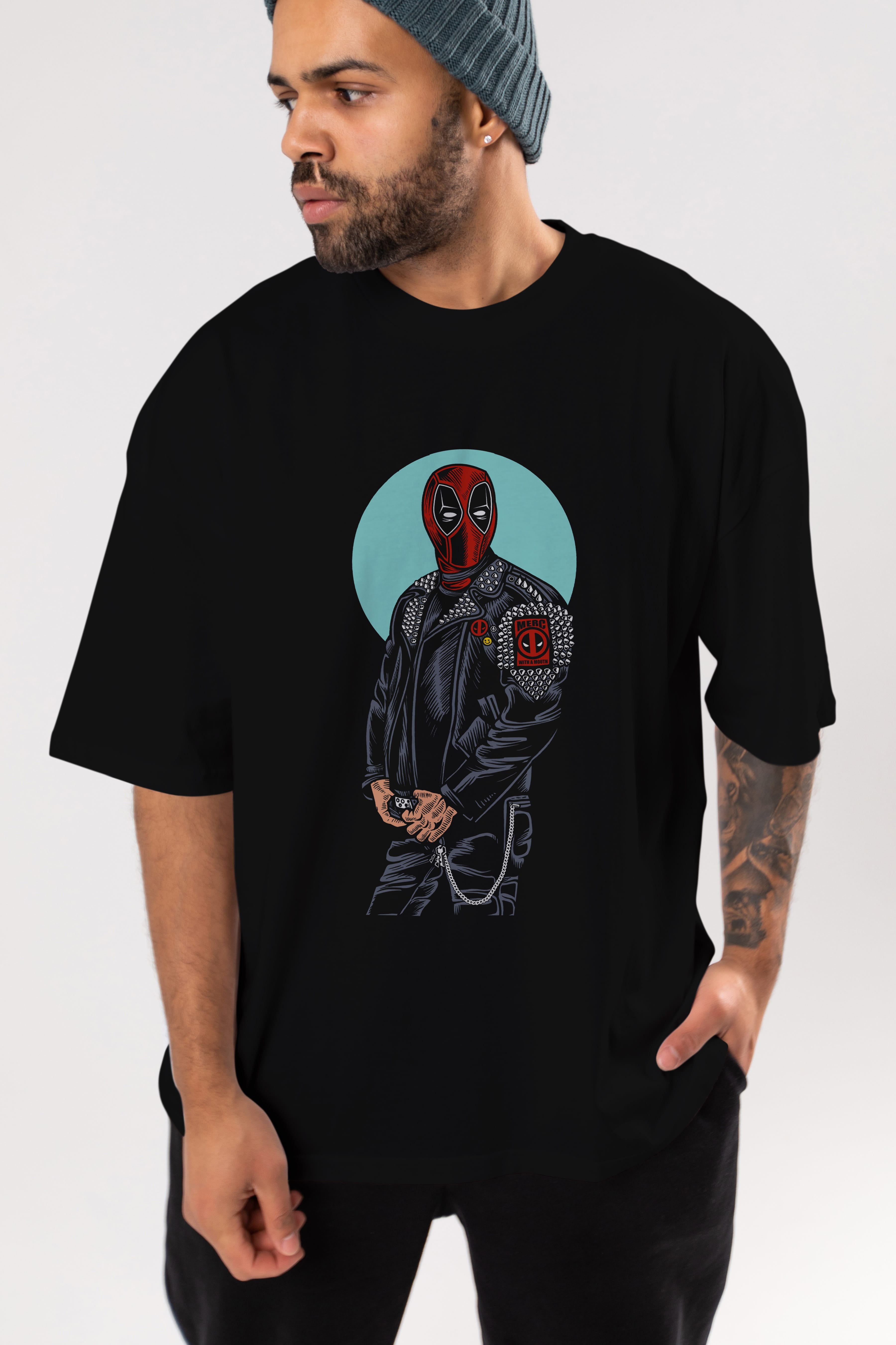 Rebeliion Mercenary Ön Baskılı Oversize t-shirt Erkek Kadın Unisex %100 Pamuk tişort