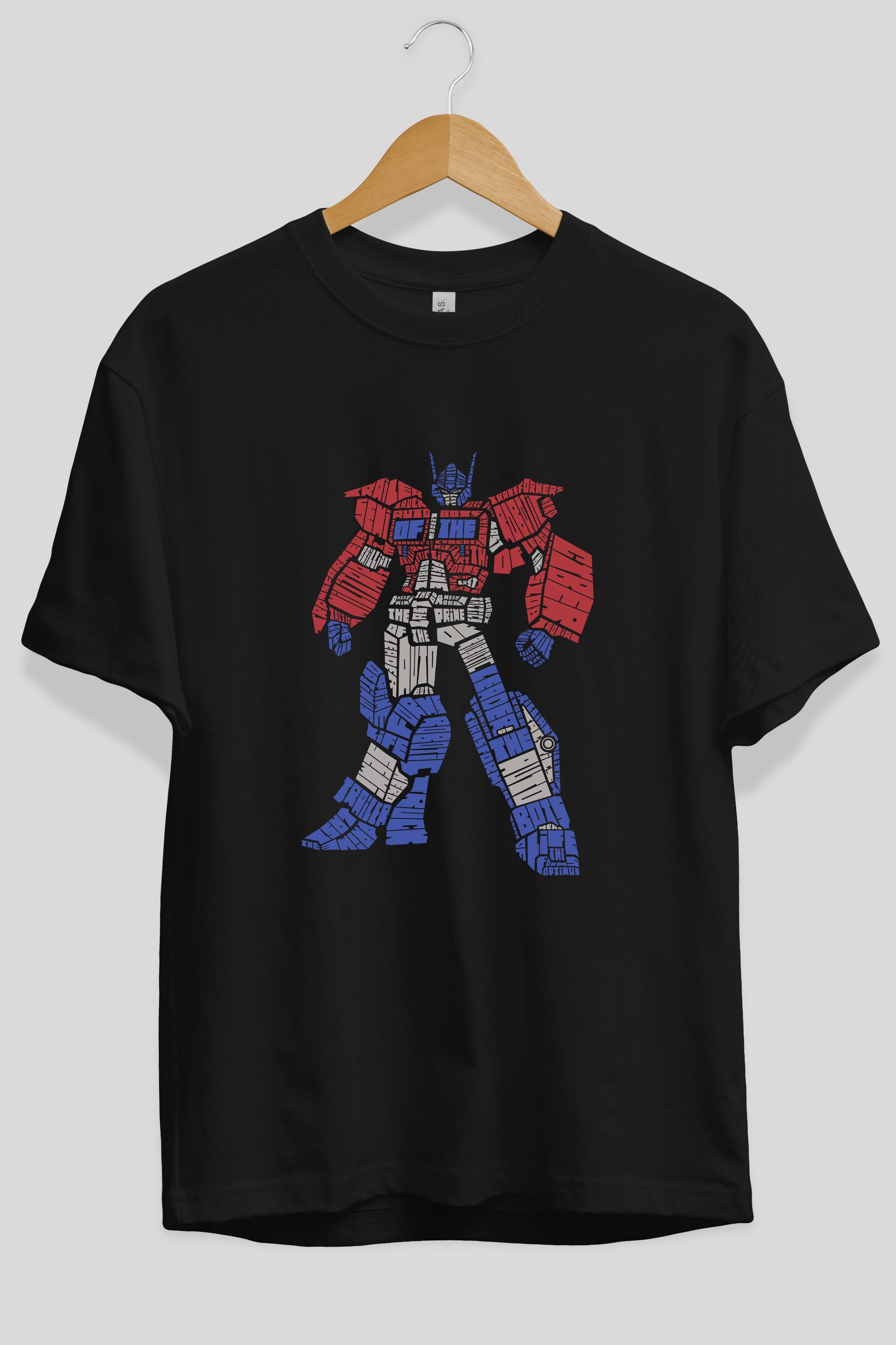 Optimus Prime Ön Baskılı Oversize t-shirt %100 pamuk Erkek Kadın Unisex