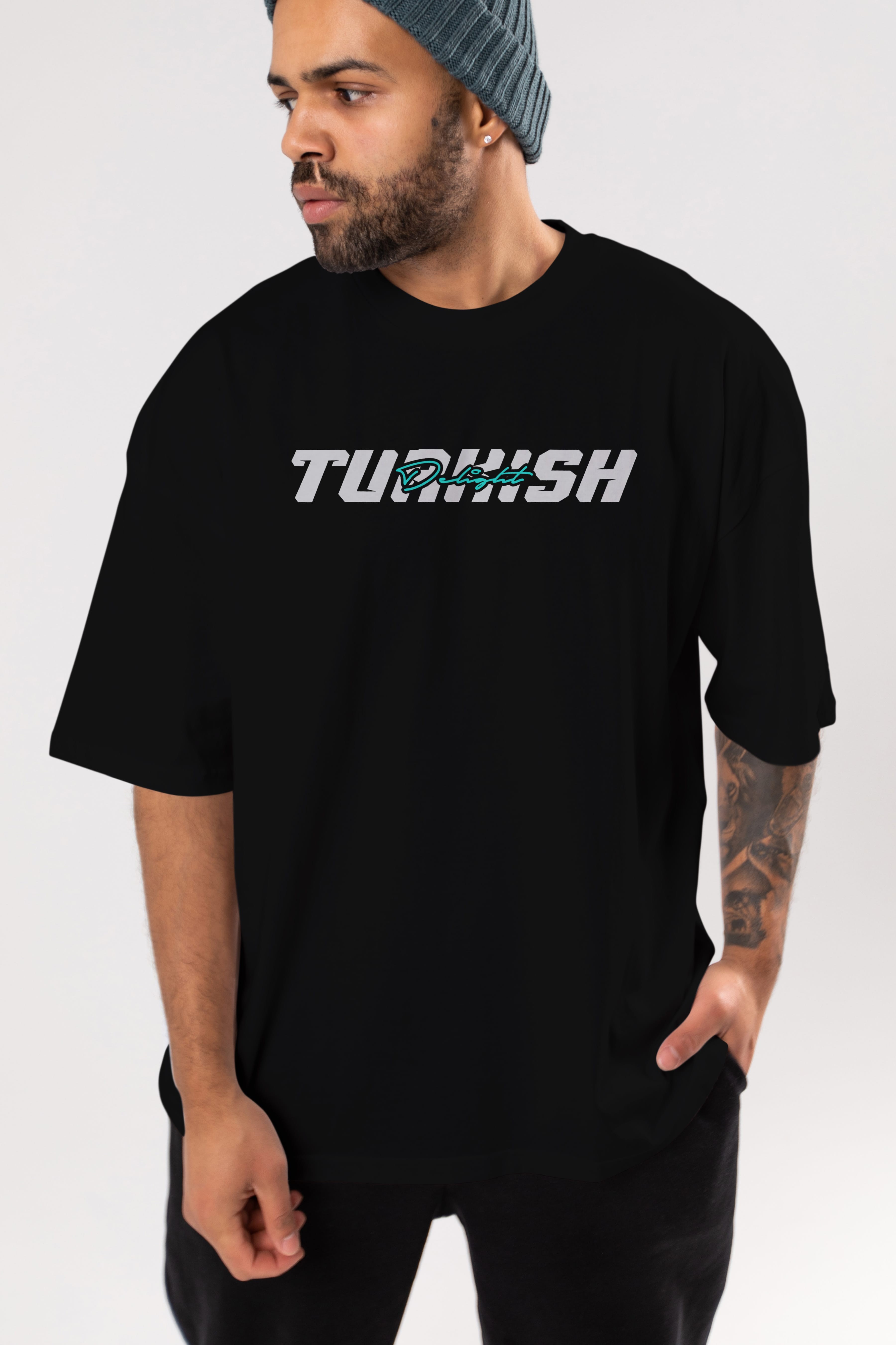 Turkish Delight Ön Baskılı Oversize t-shirt %100 pamuk Erkek Kadın Unisex