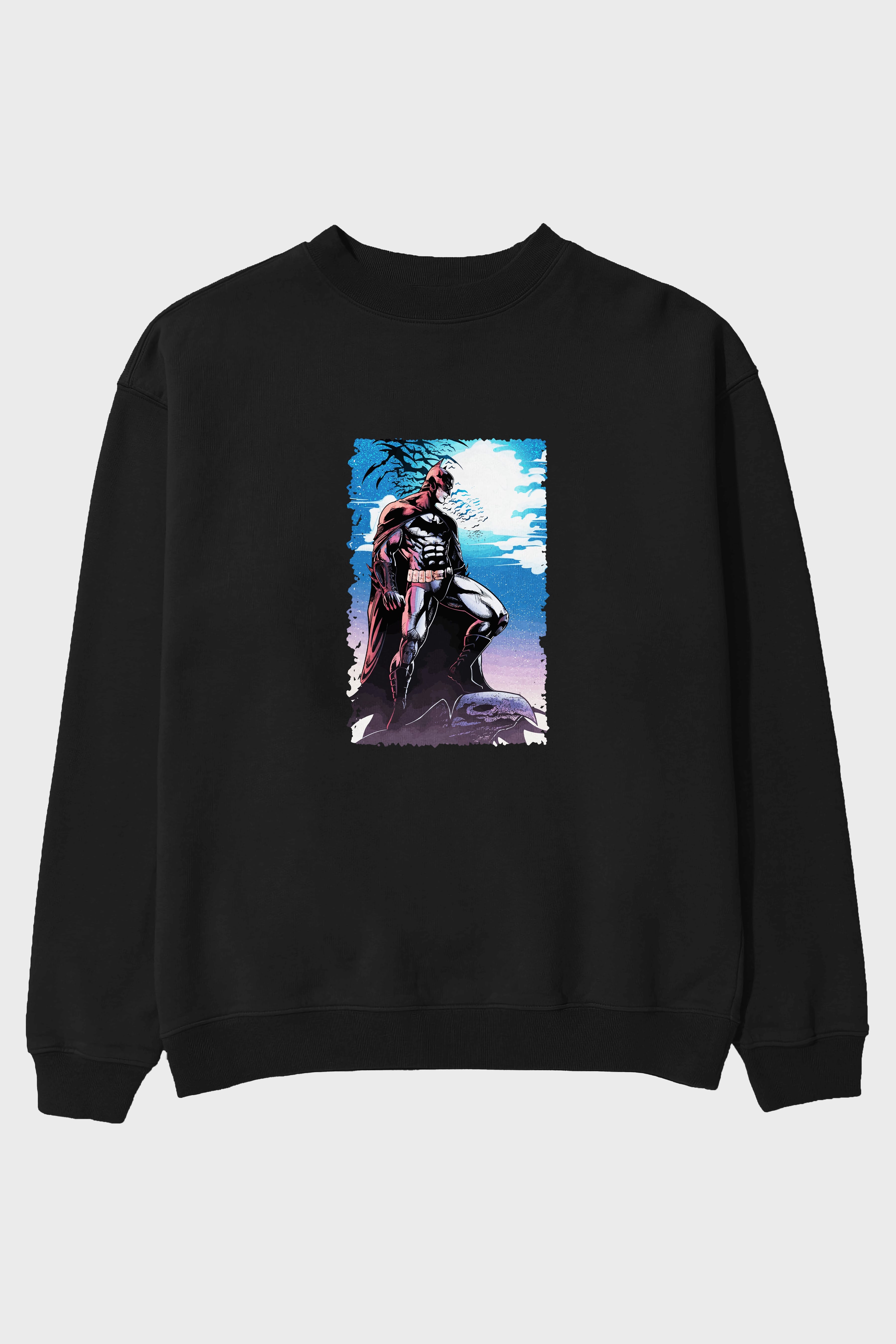 Batman (13) Ön Baskılı Oversize Sweatshirt Erkek Kadın Unisex