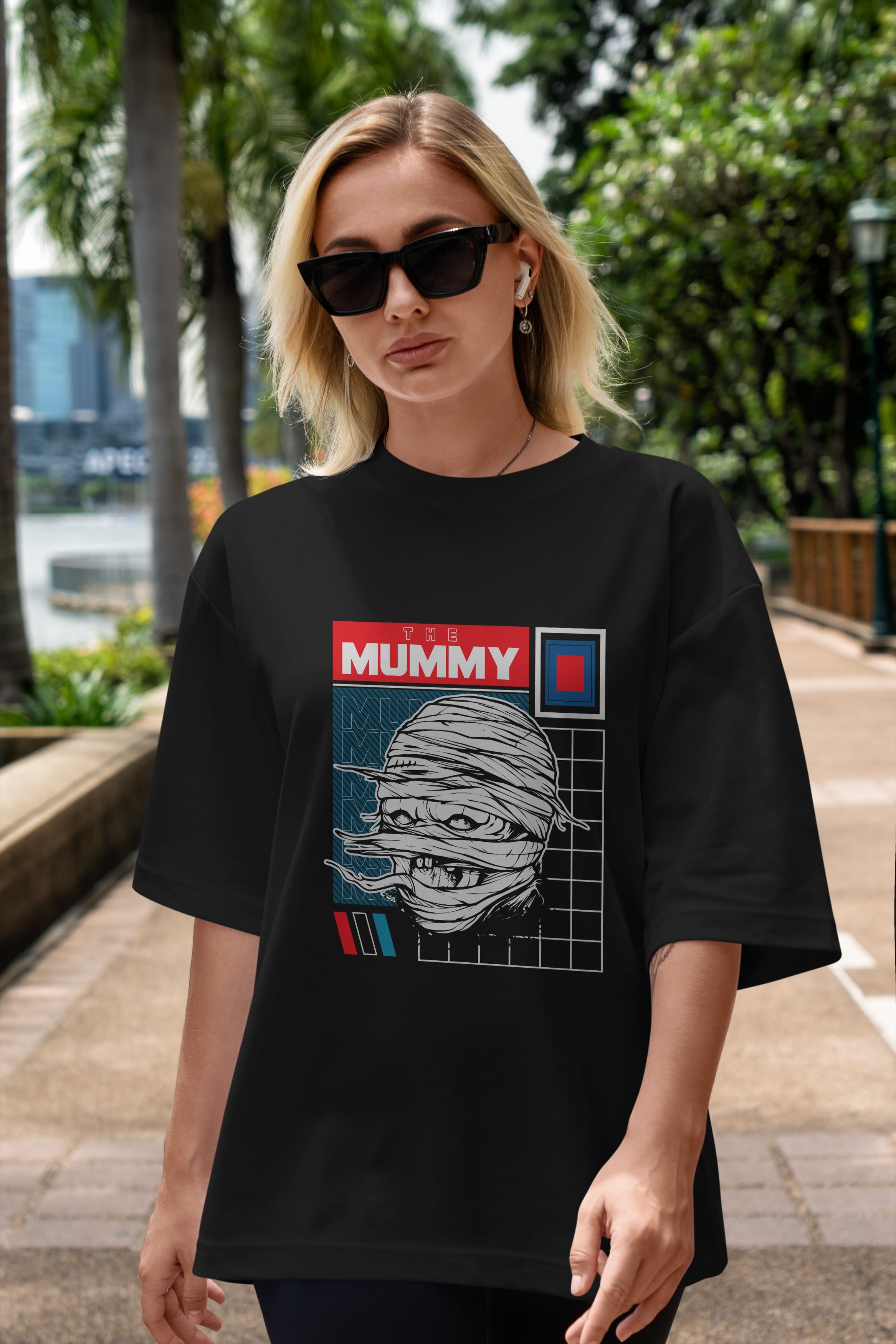The Mummy Ön Baskılı Oversize t-shirt Erkek Kadın Unisex