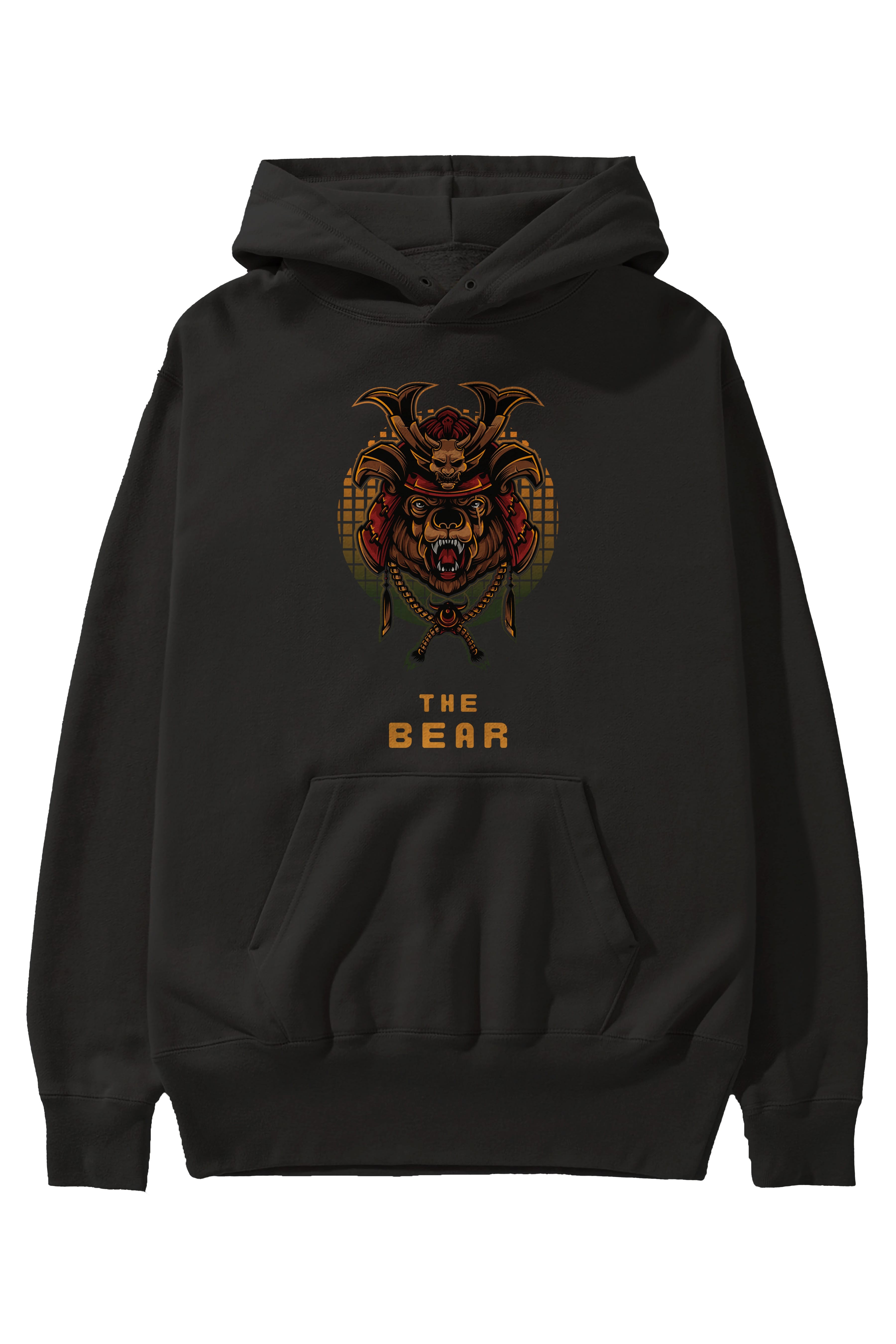 The Bear 2 Ön Baskılı Hoodie Oversize Kapüşonlu Sweatshirt Erkek Kadın Unisex