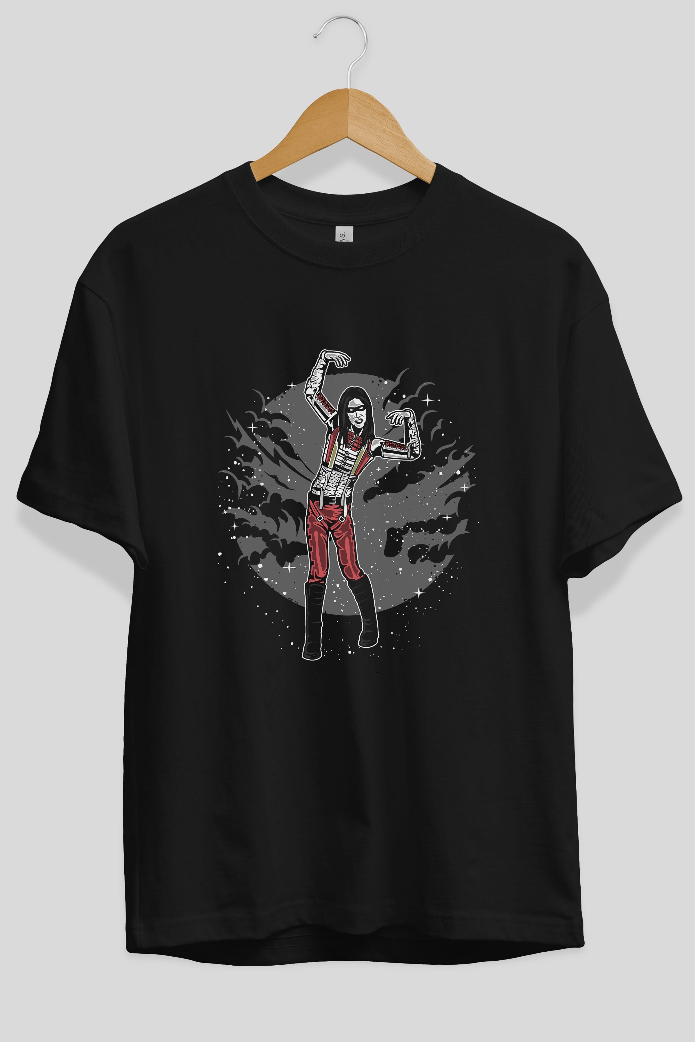Marilyn Manson Ön Baskılı Oversize t-shirt Erkek Kadın Unisex %100 Pamuk tişort