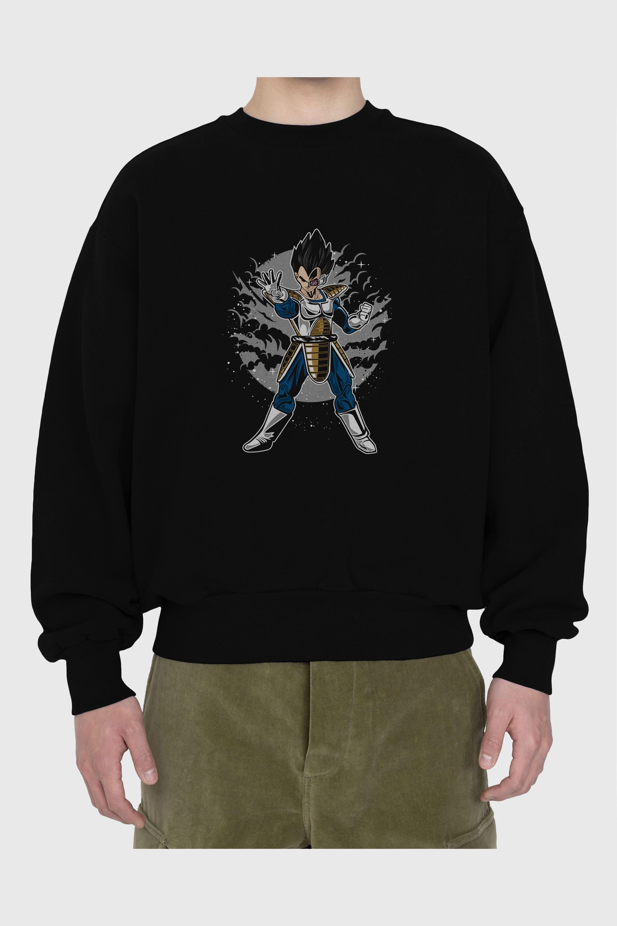 VEGETA Ön Baskılı Oversize Sweatshirt Erkek Kadın Unisex