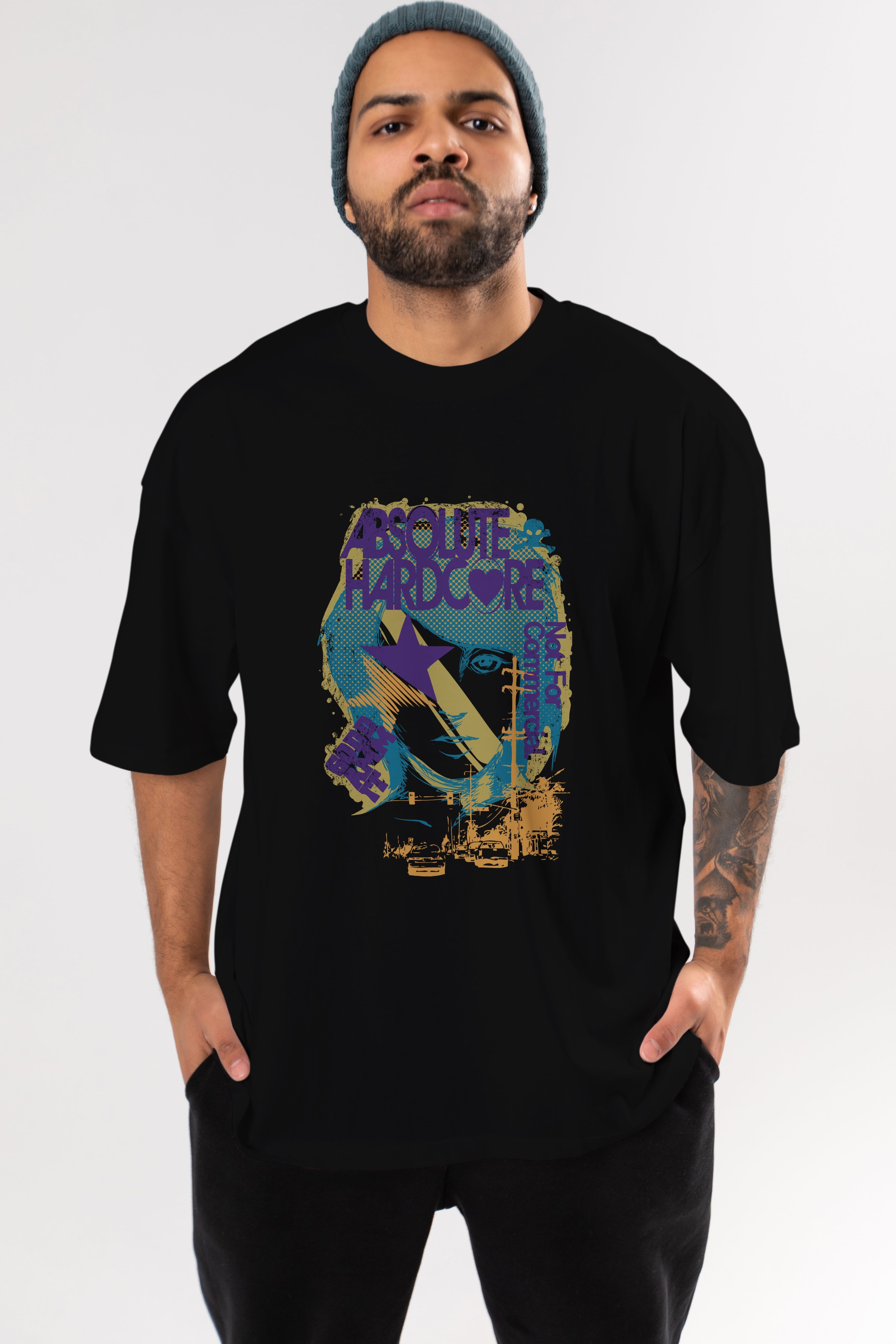 Absolute Hardcore Ön Baskılı Oversize t-shirt Erkek Kadın Unisex