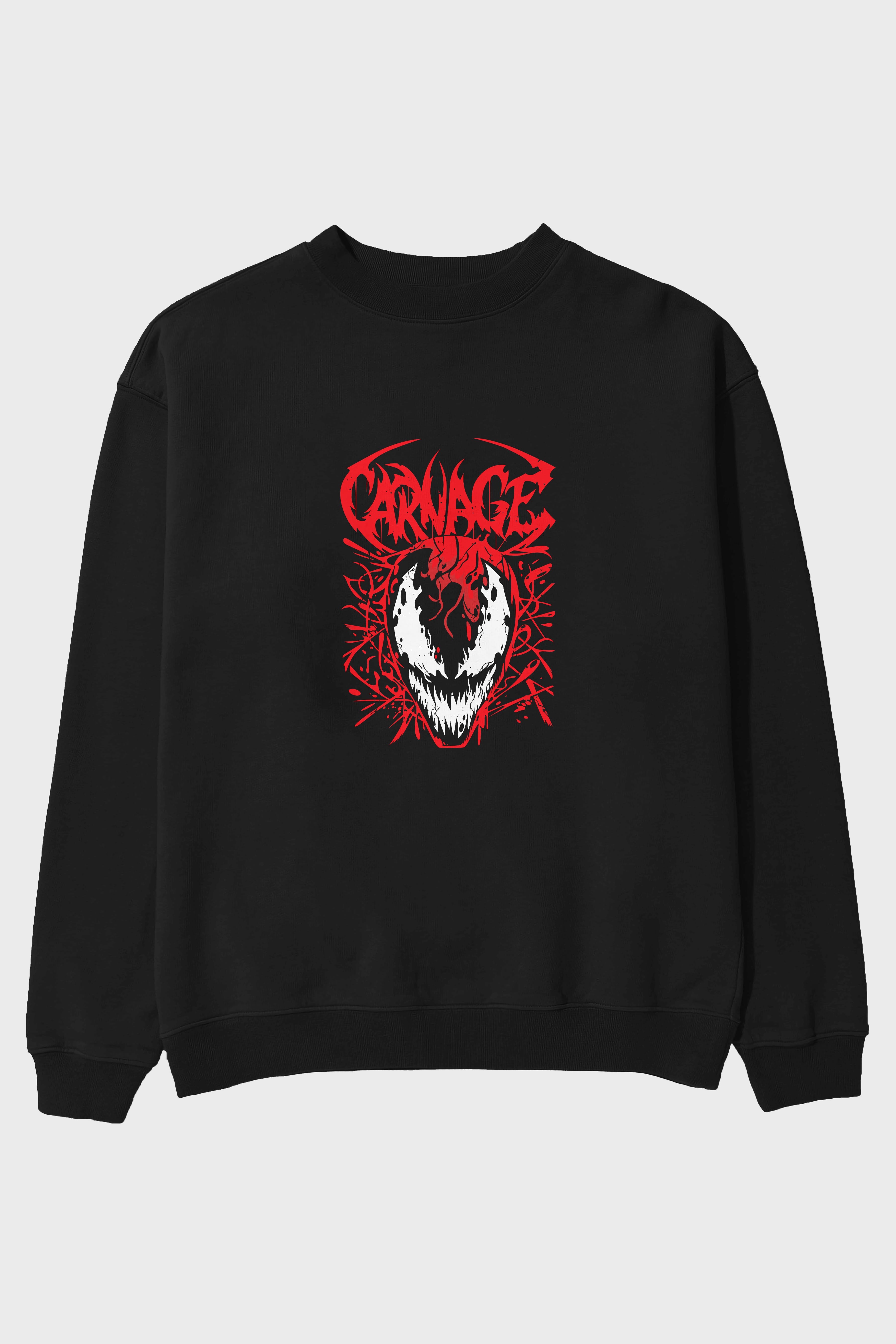 Venom (22) Ön Baskılı Oversize Sweatshirt Erkek Kadın Unisex