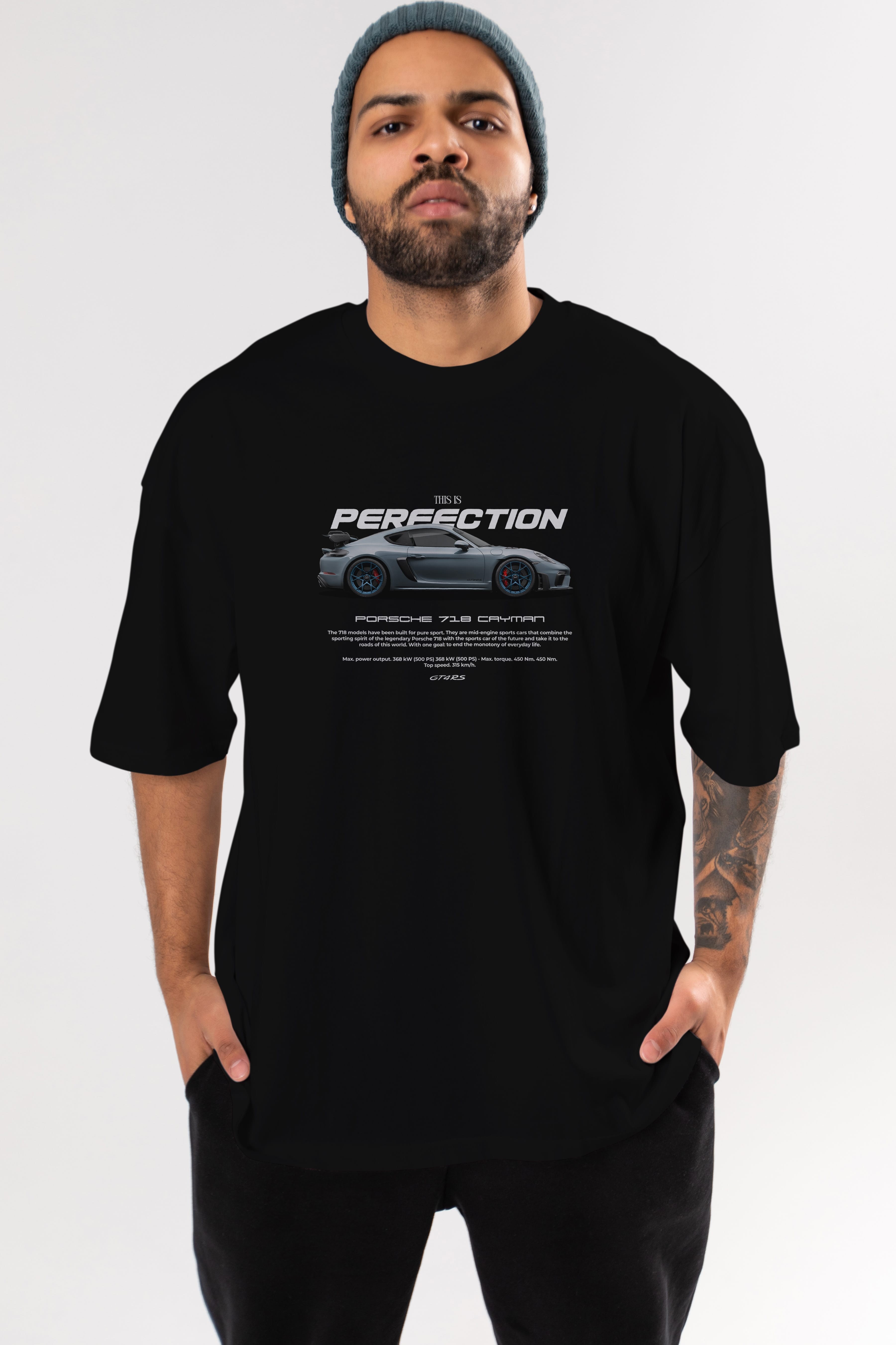 THIS IS PERFECTION Ön Baskılı Oversize t-shirt Erkek Kadın Unisex %100 Pamuk Bisiklet Yaka tişort