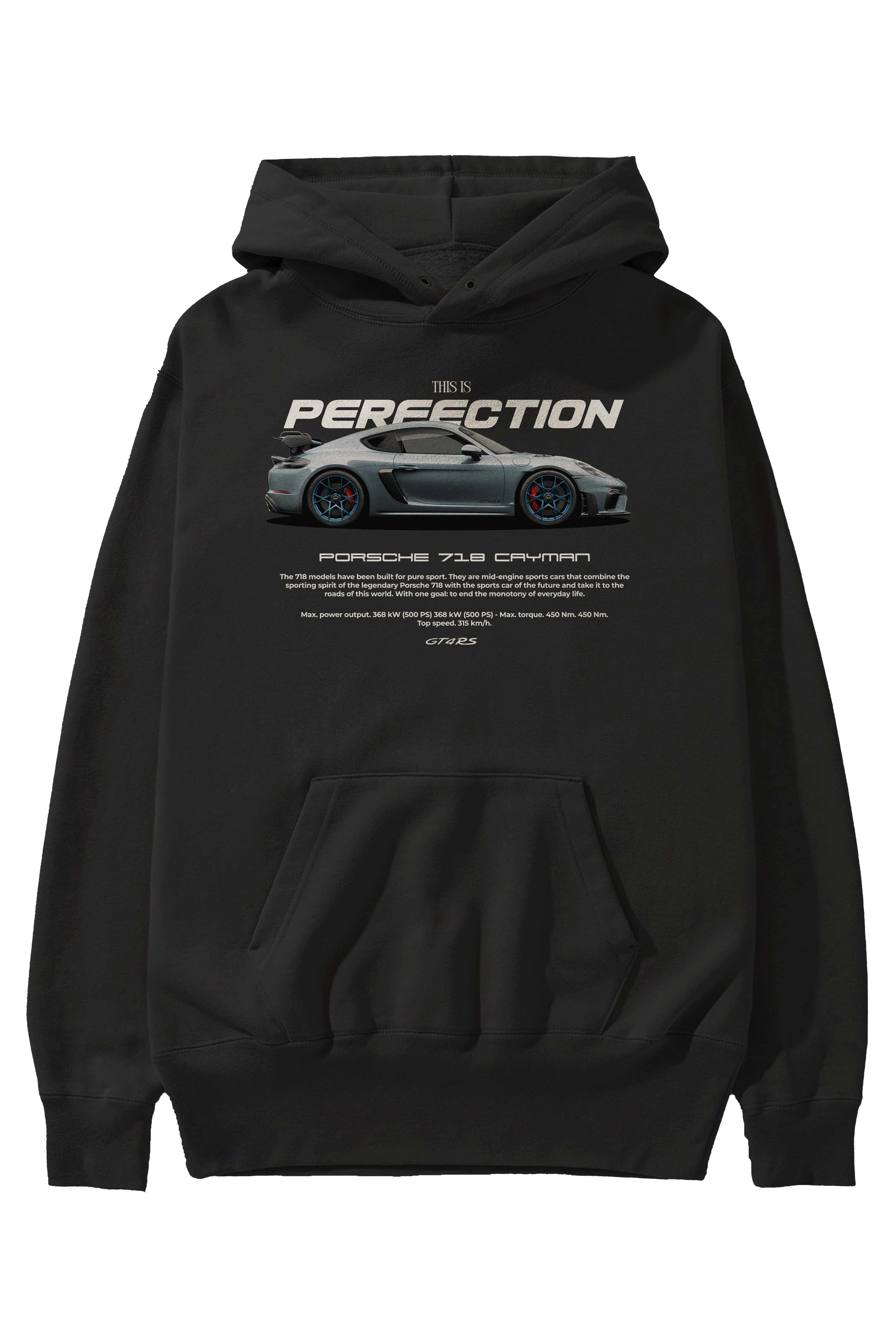 THIS IS PERFECTION Ön Baskılı Hoodie Oversize Kapüşonlu Sweatshirt Erkek Kadın Unisex