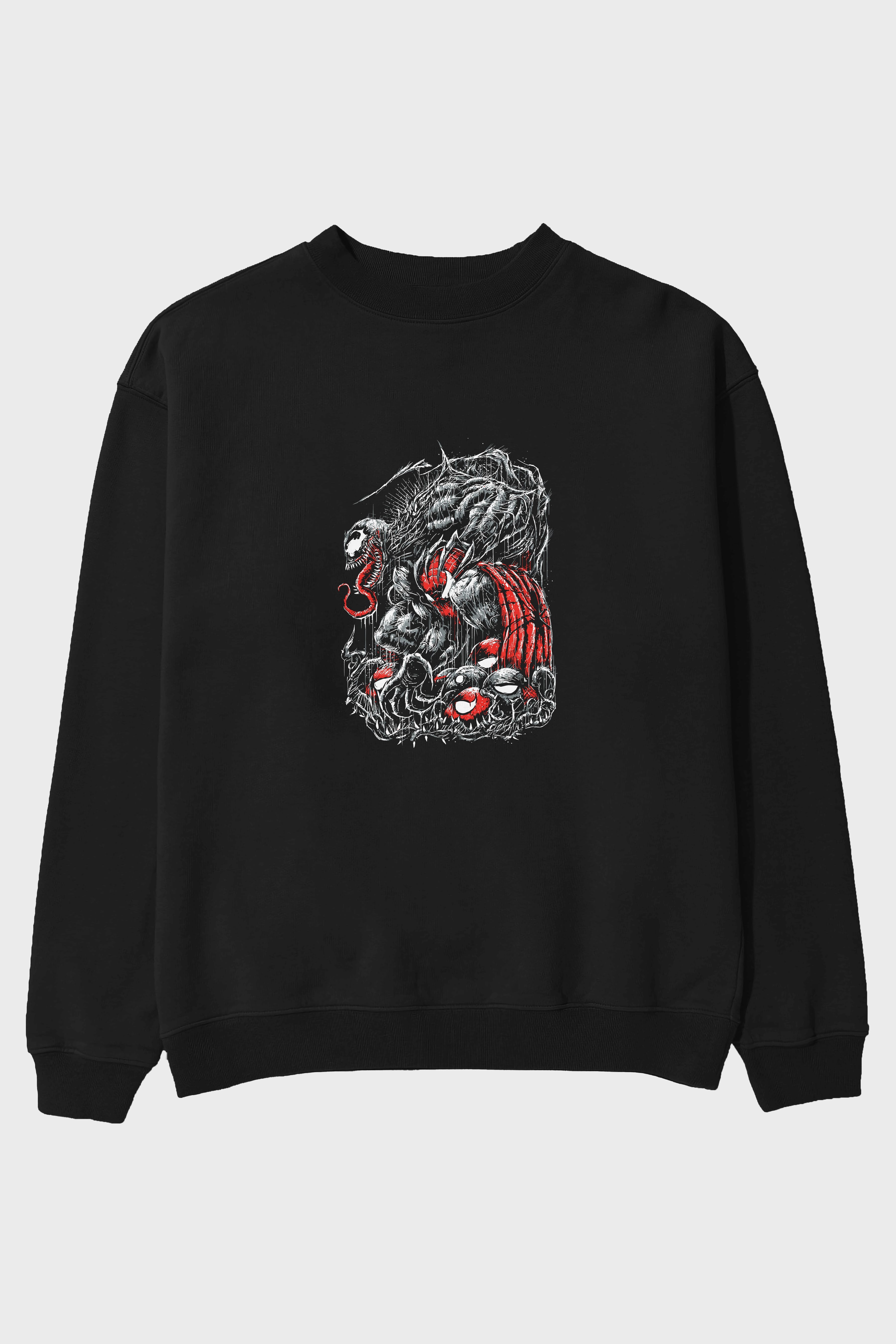 Venom (14) Ön Baskılı Oversize Sweatshirt Erkek Kadın Unisex