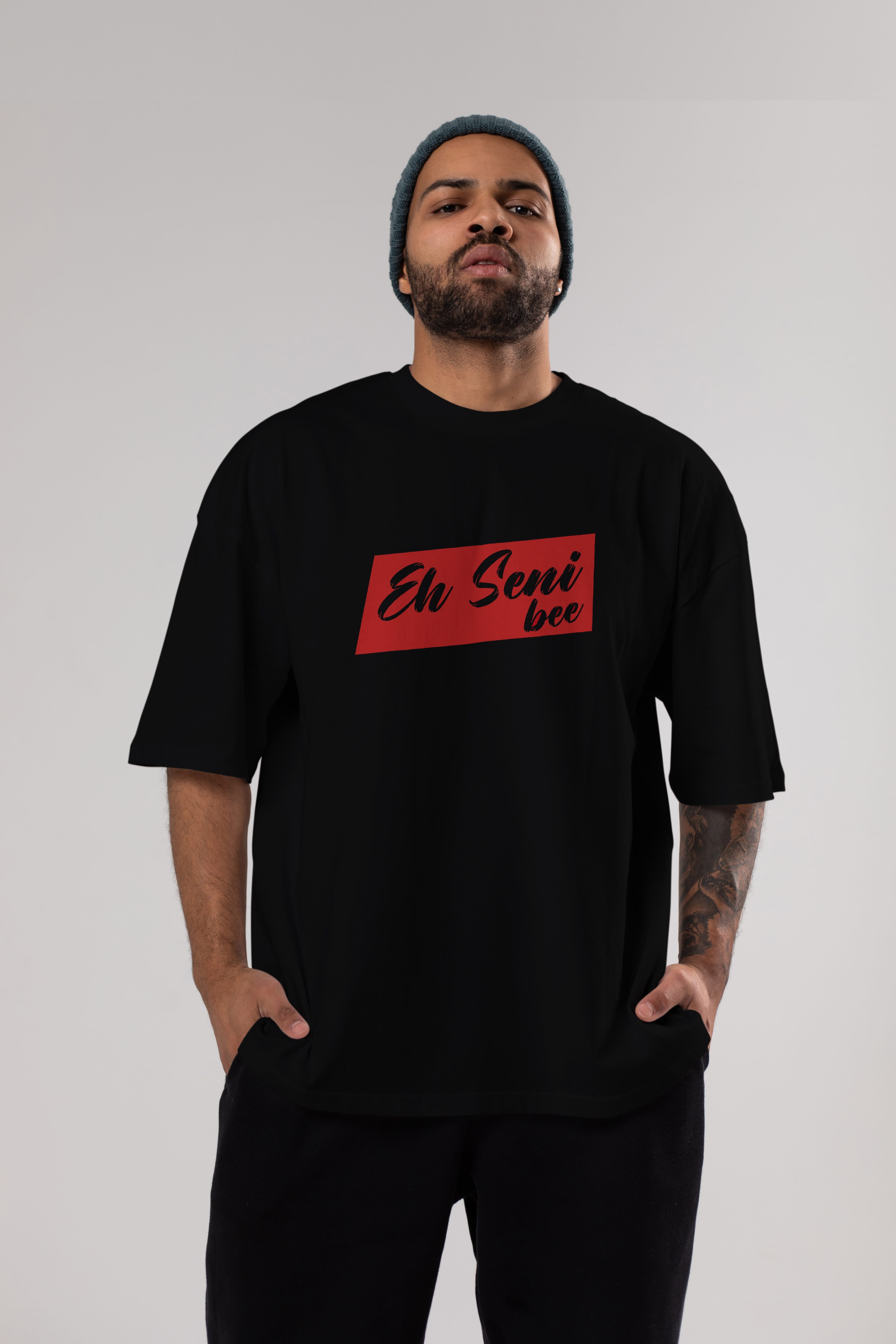 Eh Seni Be Ön Baskılı Oversize t-shirt %100 pamuk Erkek Kadın Unisex