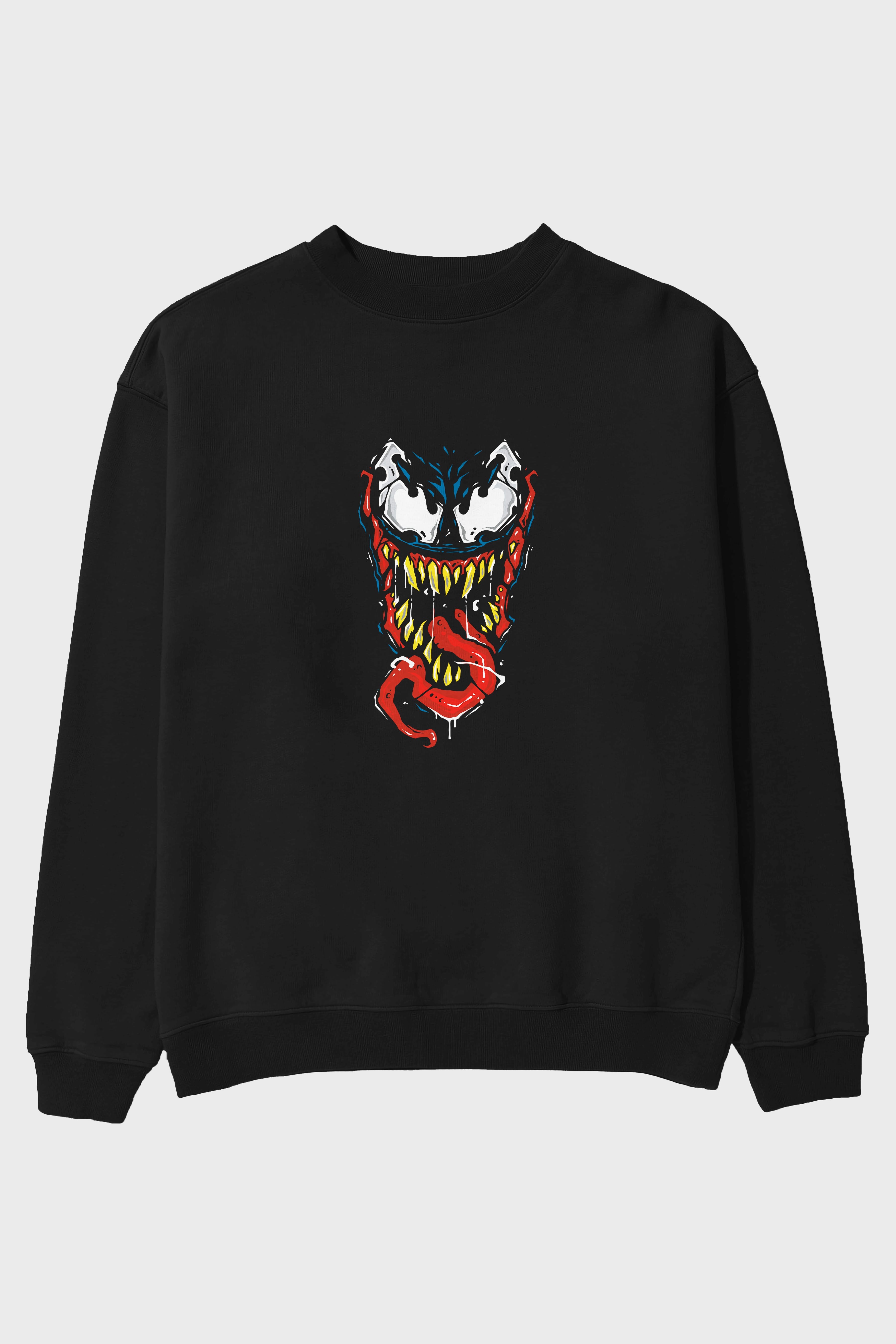 Venom (15) Ön Baskılı Oversize Sweatshirt Erkek Kadın Unisex