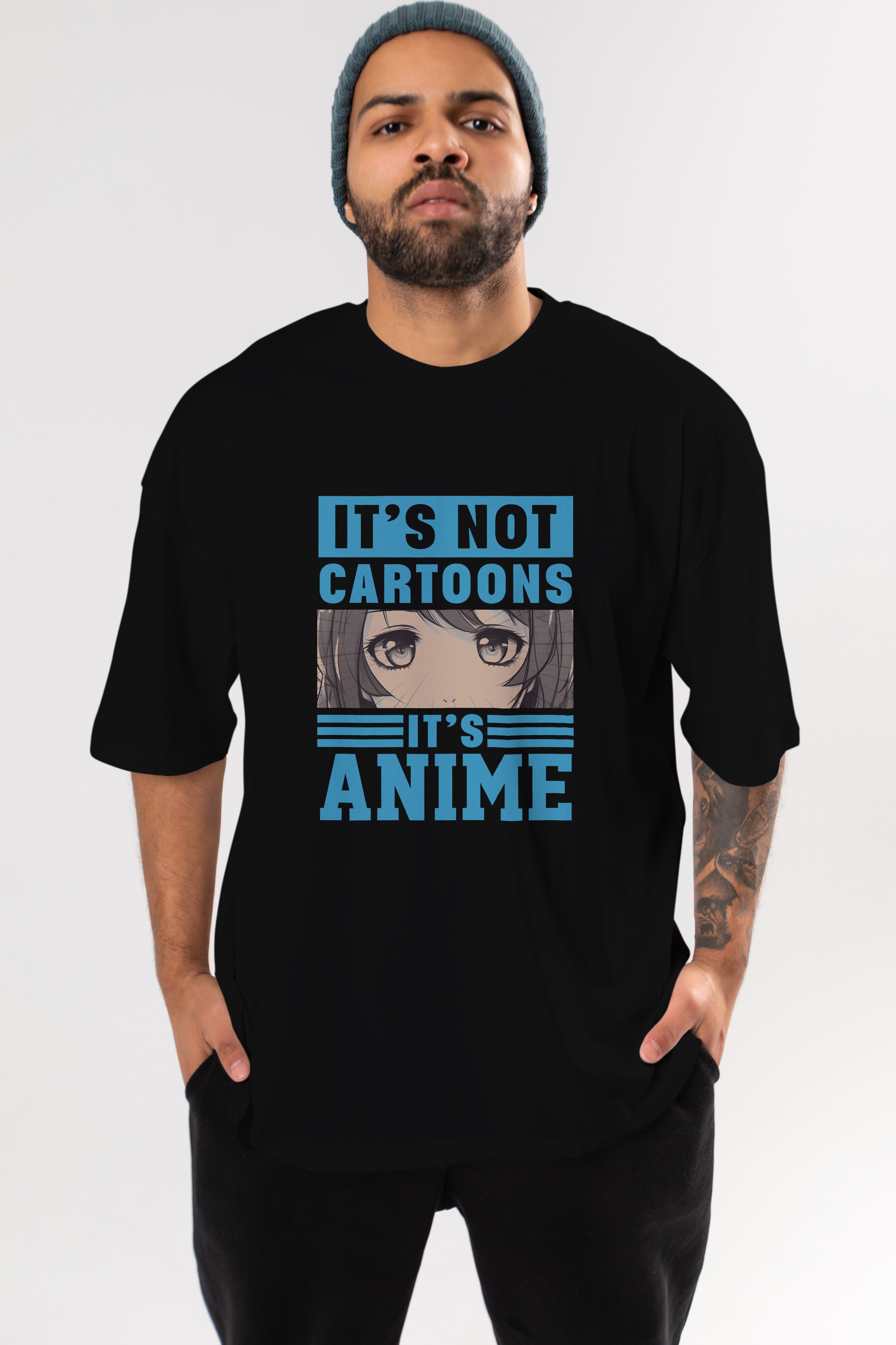 Its Anime Anime Ön Baskılı Oversize t-shirt Erkek Kadın Unisex