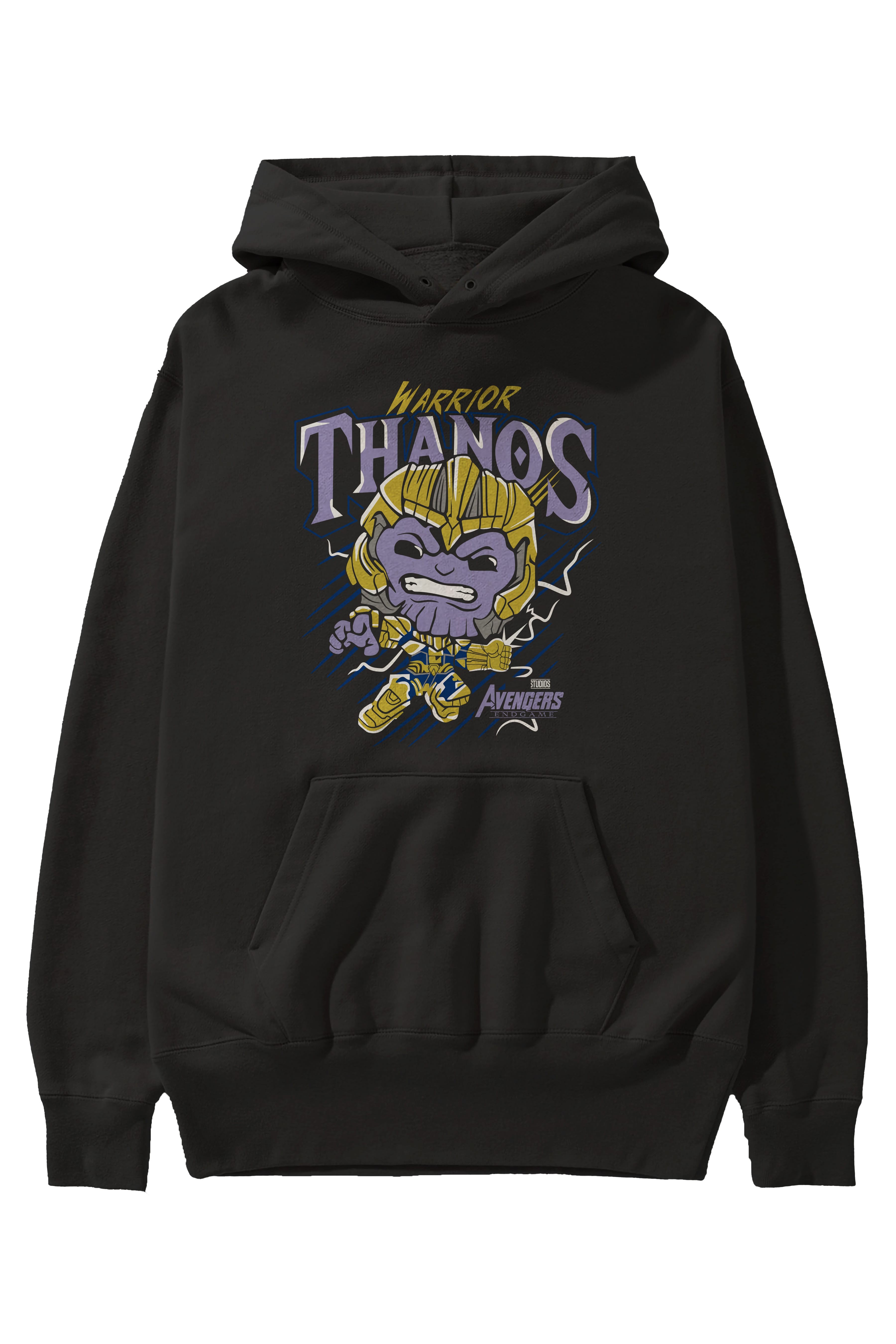 Thanos (2) Ön Baskılı Hoodie Oversize Kapüşonlu Sweatshirt Erkek Kadın Unisex