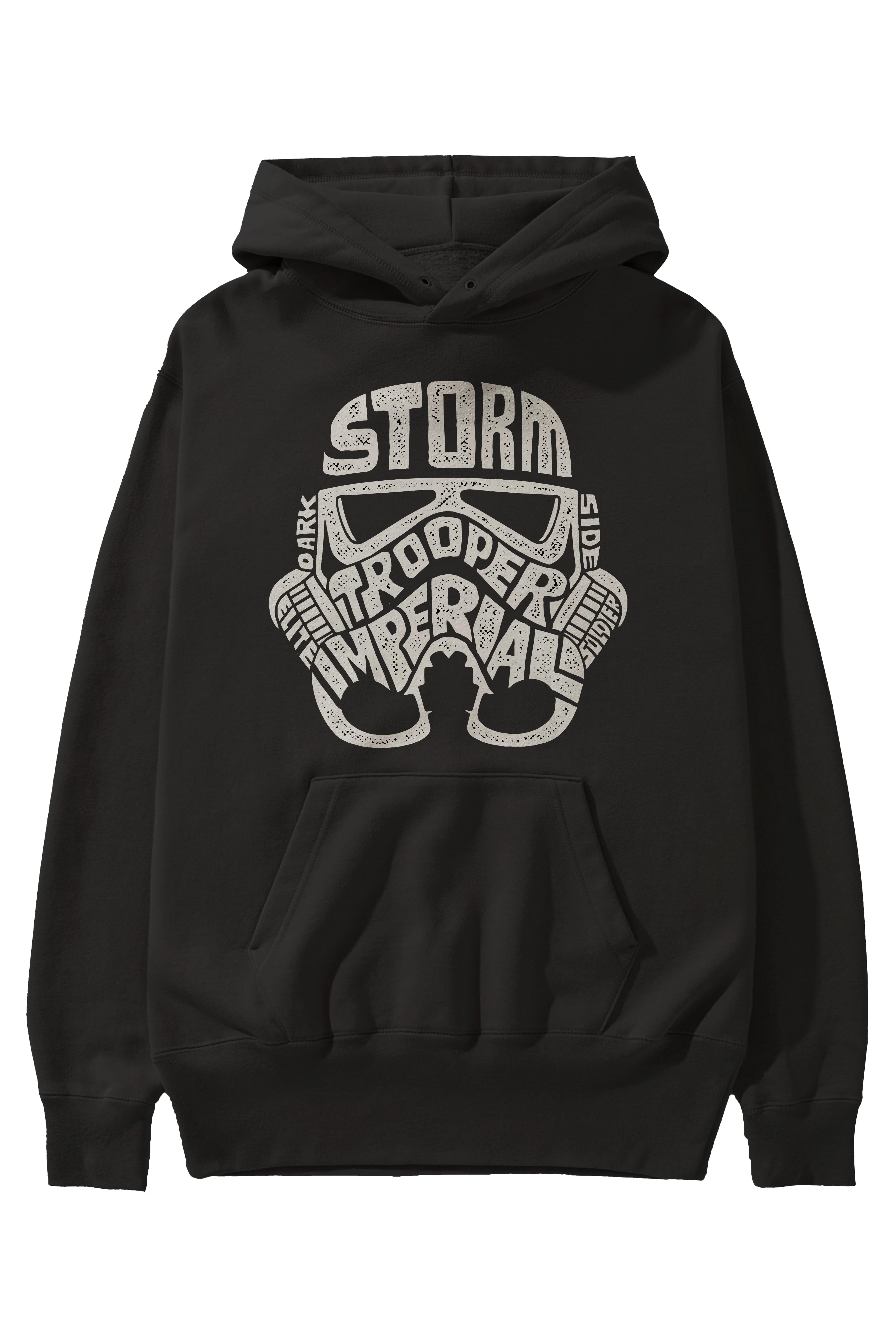 Storm Trooper Ön Baskılı Hoodie Oversize Kapüşonlu Sweatshirt Erkek Kadın Unisex