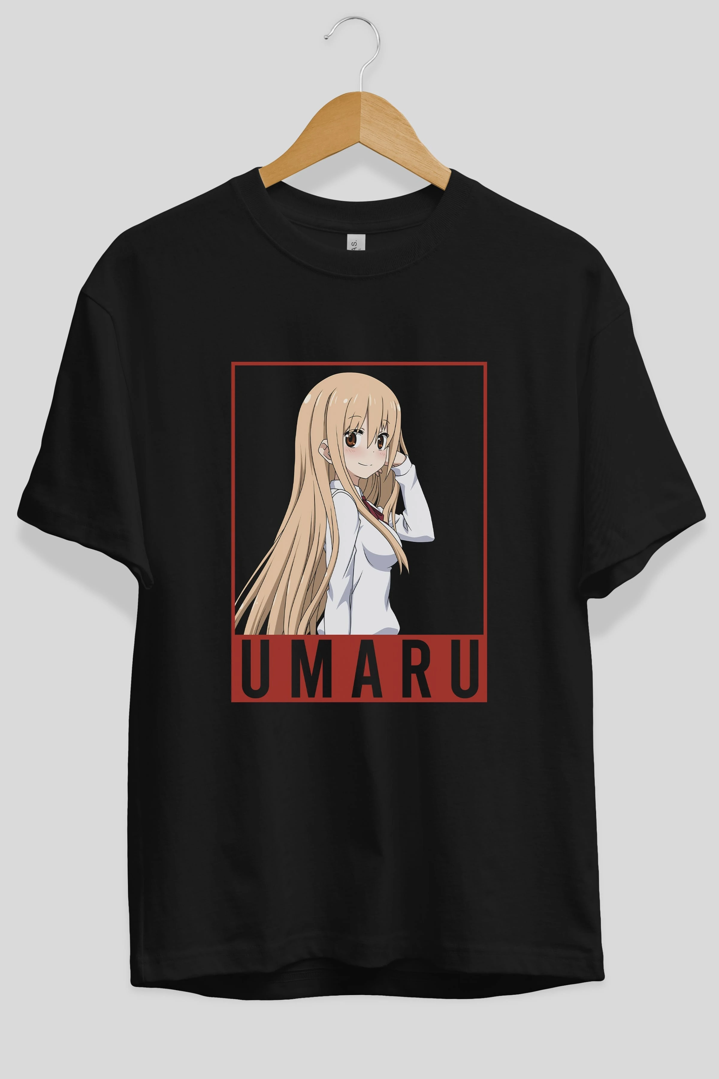 Umaru Doma 2 (2) Anime Ön Baskılı Oversize t-shirt %100 pamuk Erkek Kadın Unisex
