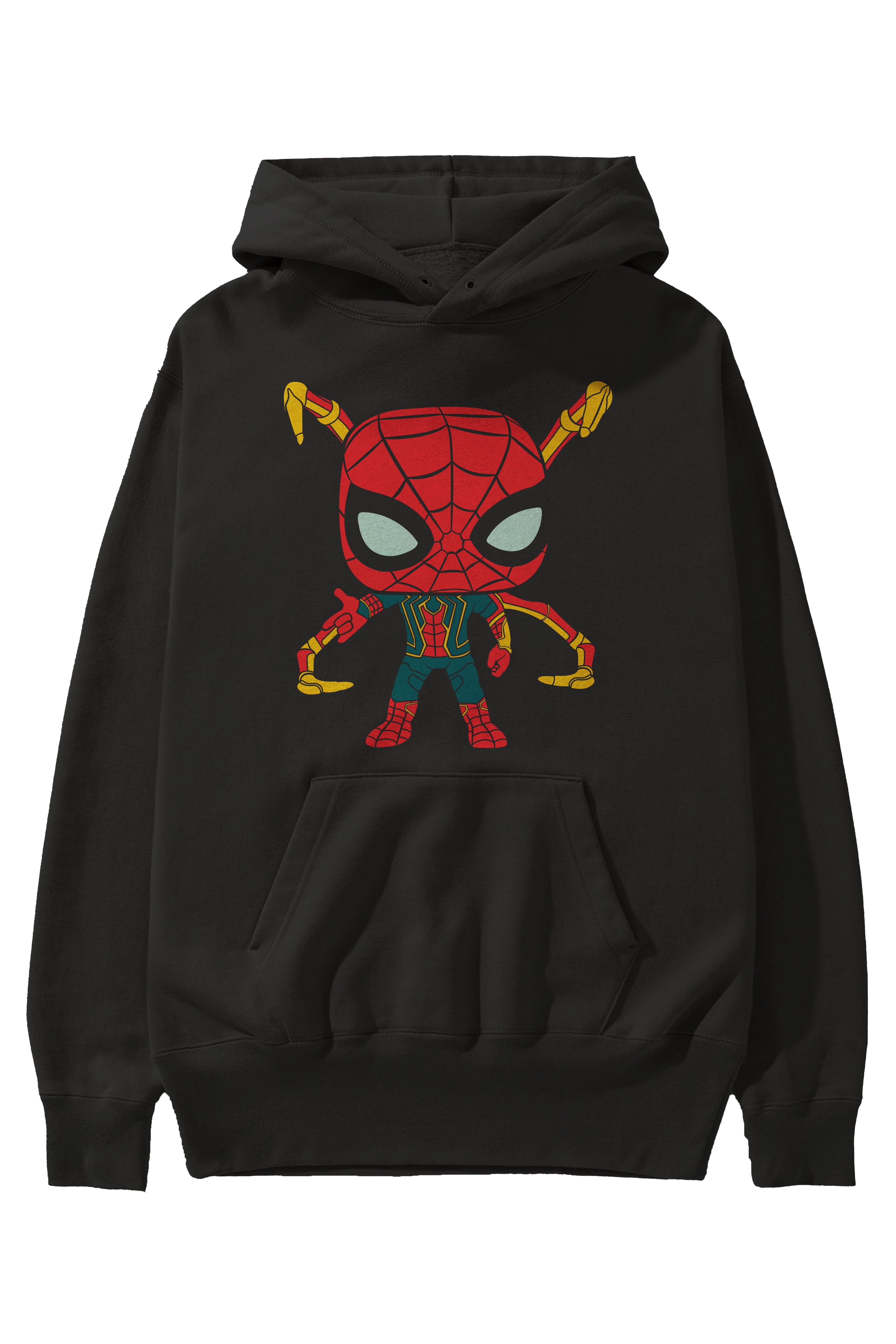 Spiderman (17) Ön Baskılı Hoodie Oversize Kapüşonlu Sweatshirt Erkek Kadın Unisex